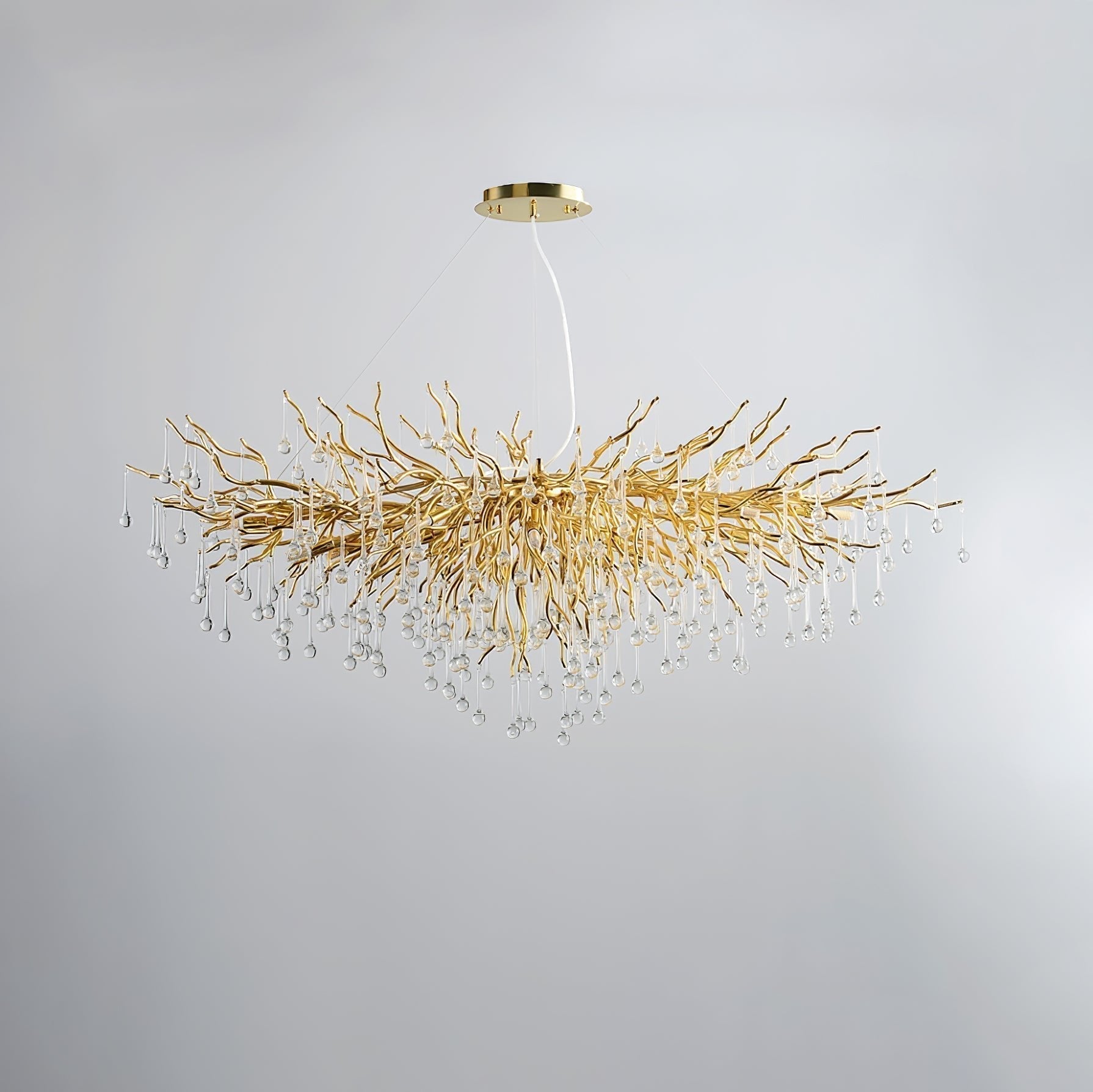 Eurrinis Lustre Cristal Postmoderne Luxueux