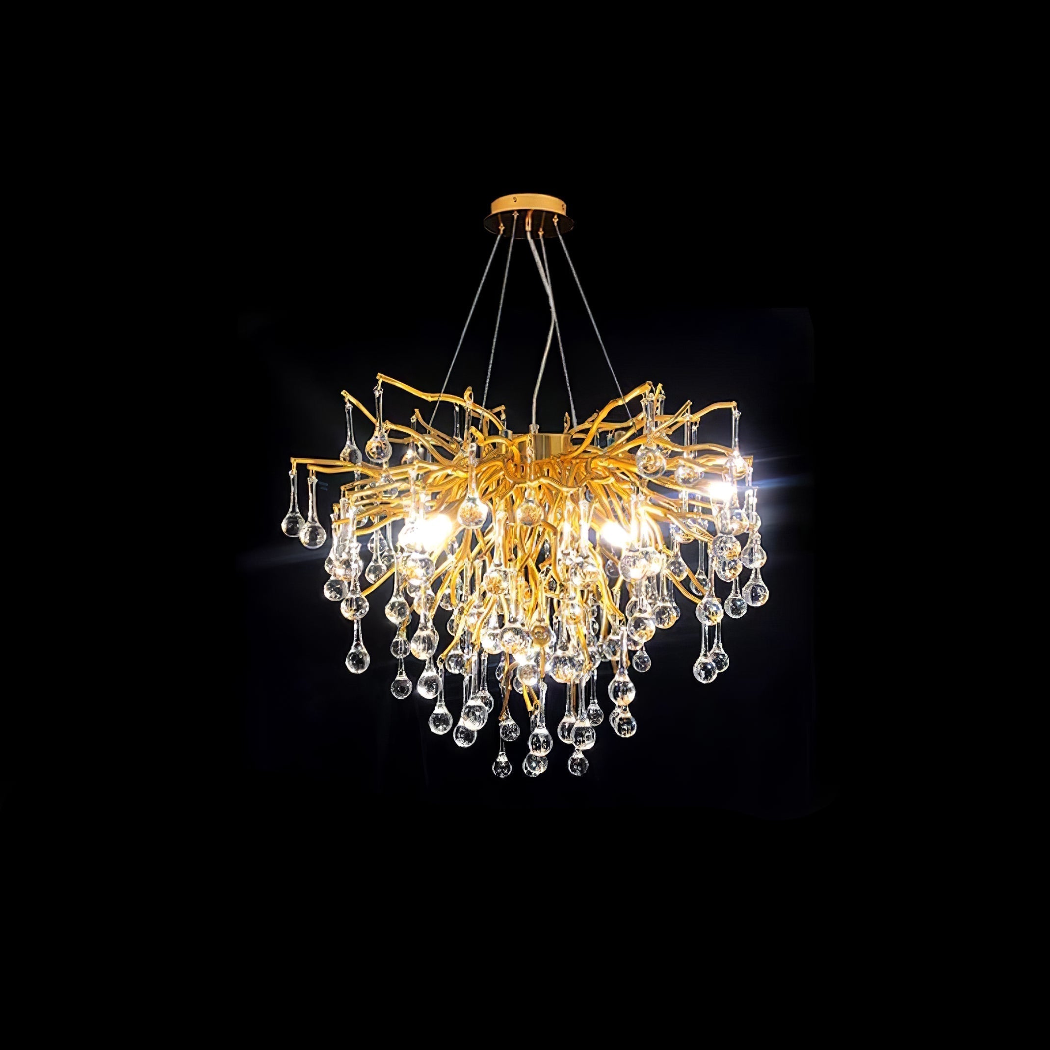 Eurrinis Lustre Cristal Postmoderne Luxueux