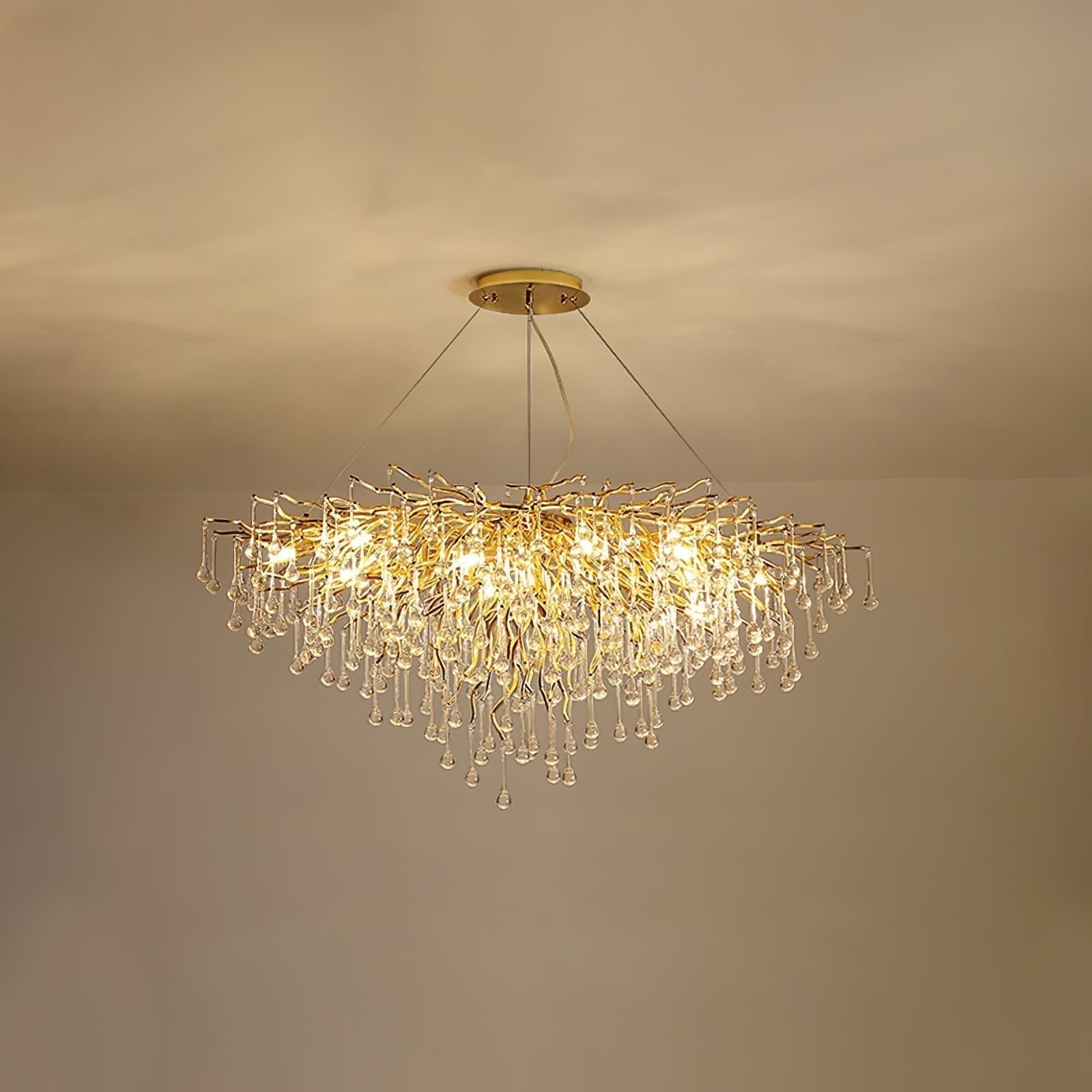 Eurrinis Lustre Cristal Postmoderne Luxueux