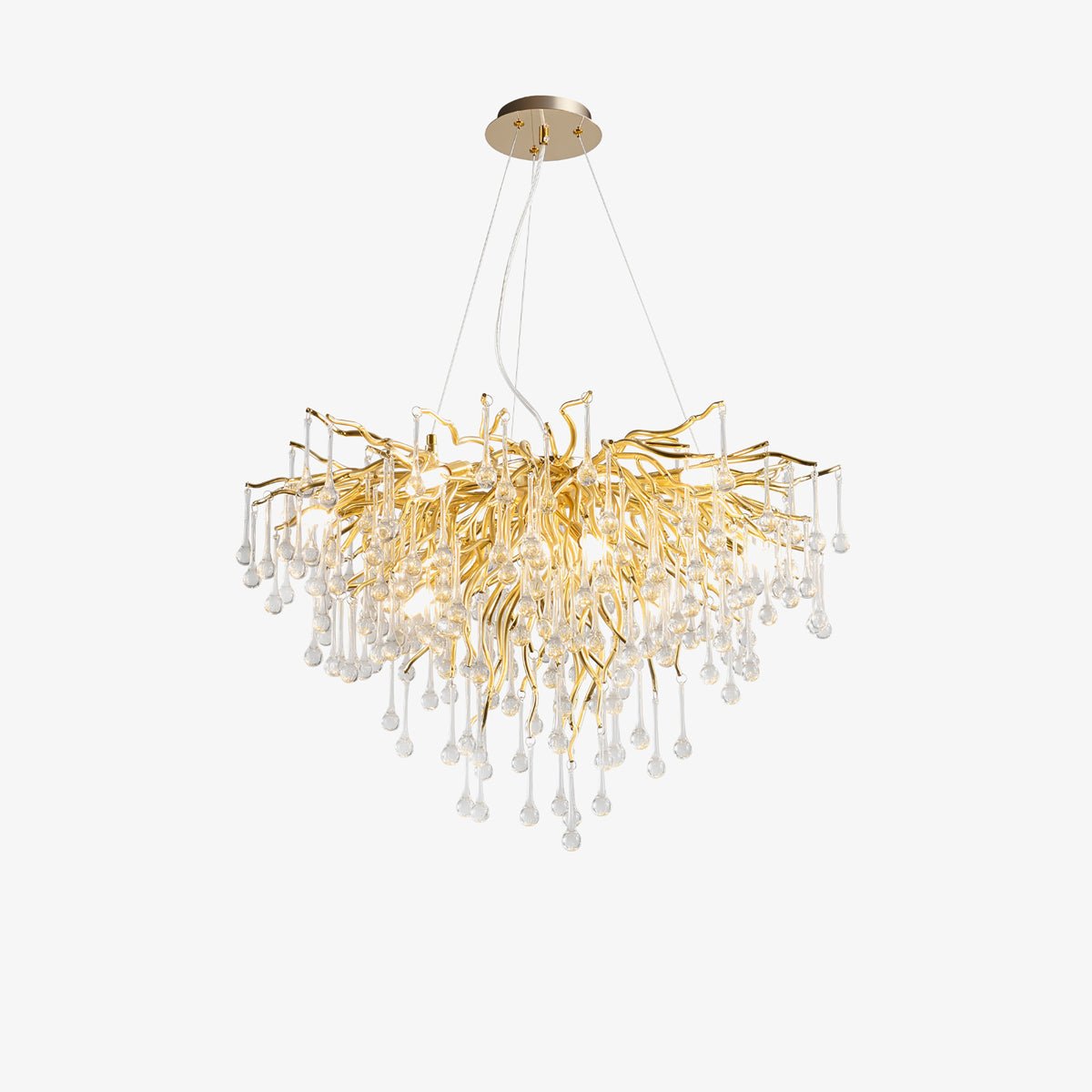 Eurrinis Lustre Cristal Postmoderne Luxueux