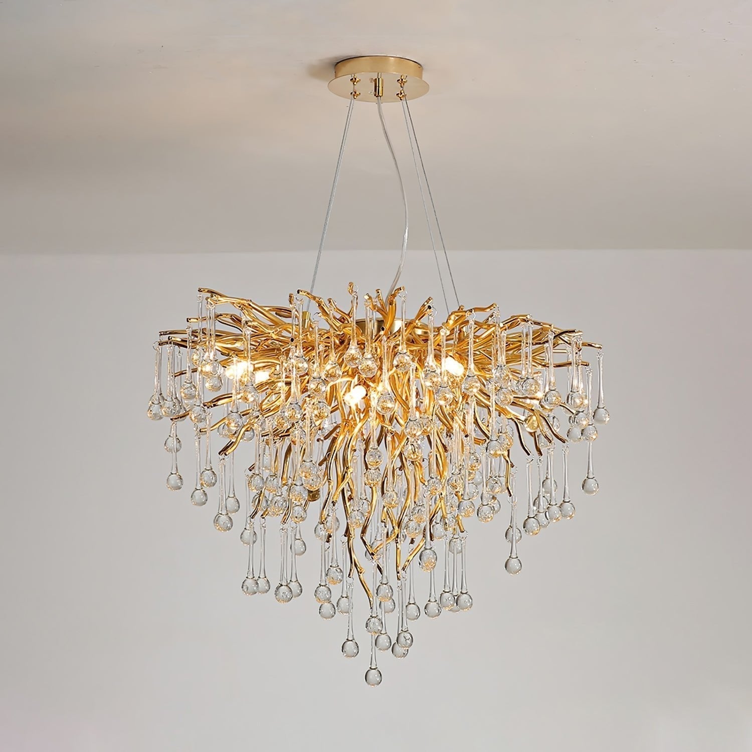 Eurrinis Lustre Cristal Postmoderne Luxueux