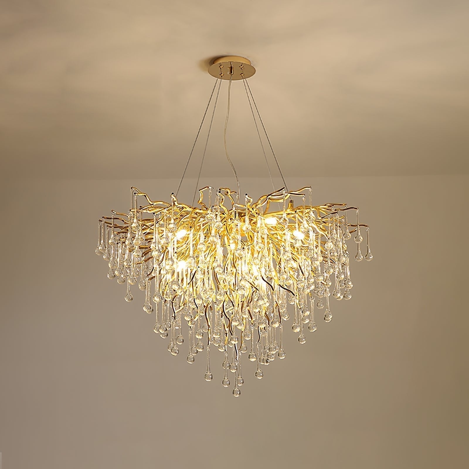 Eurrinis Lustre Cristal Postmoderne Luxueux