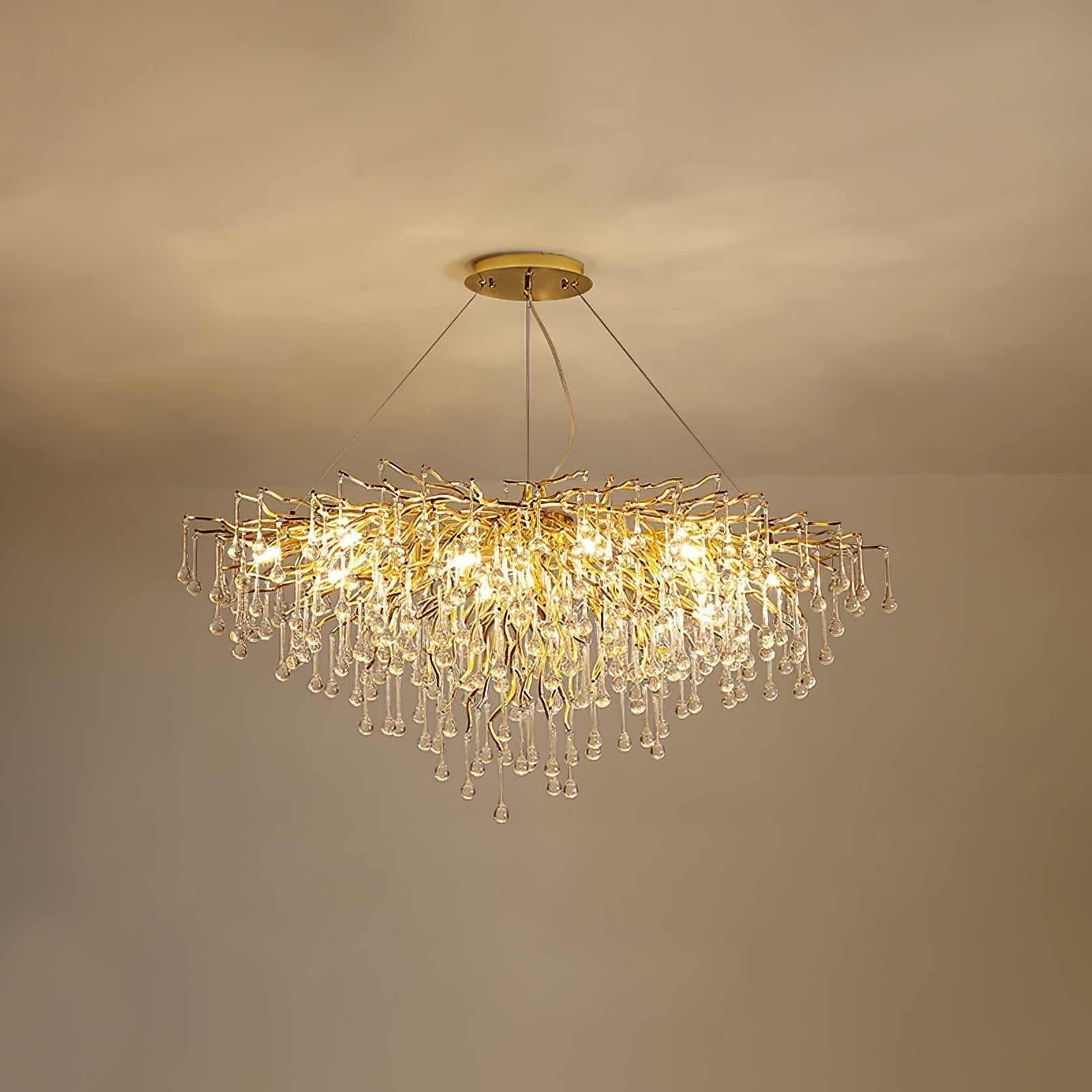 Eurrinis Lustre Cristal Postmoderne Luxueux