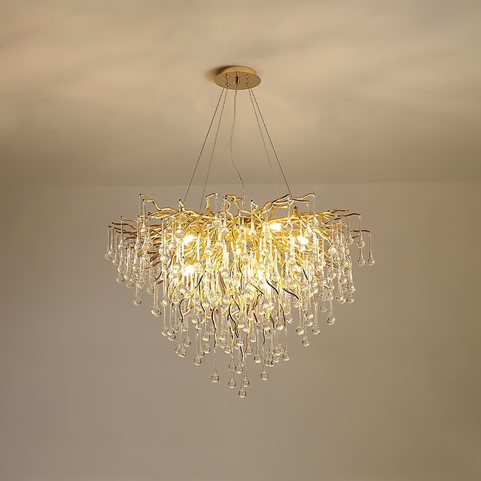 Eurrinis Lustre Cristal Postmoderne Luxueux