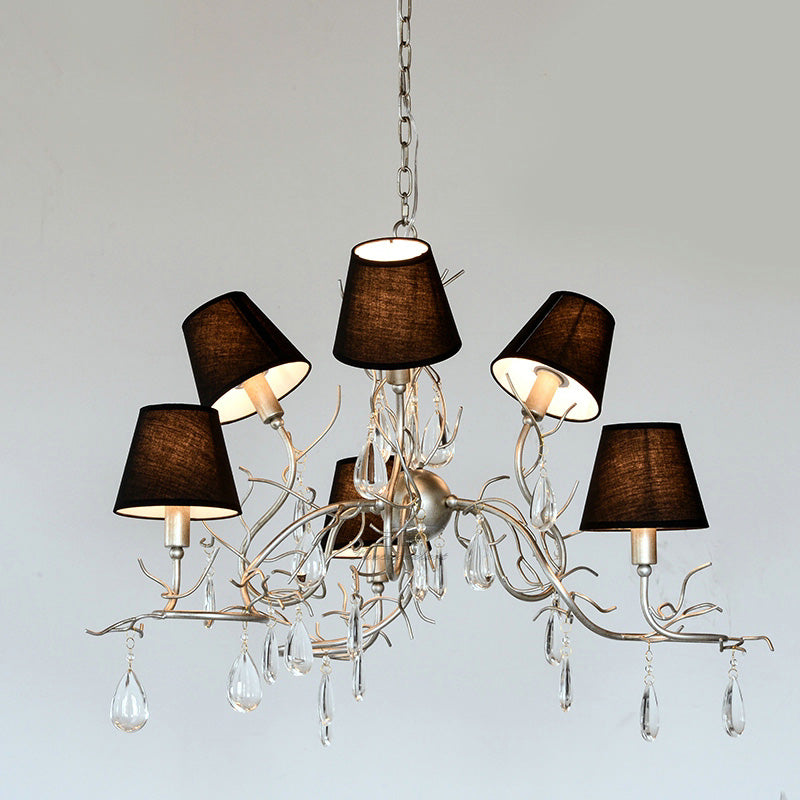 Olsolan Postmodern Luxe Tissu Cristal Lustre