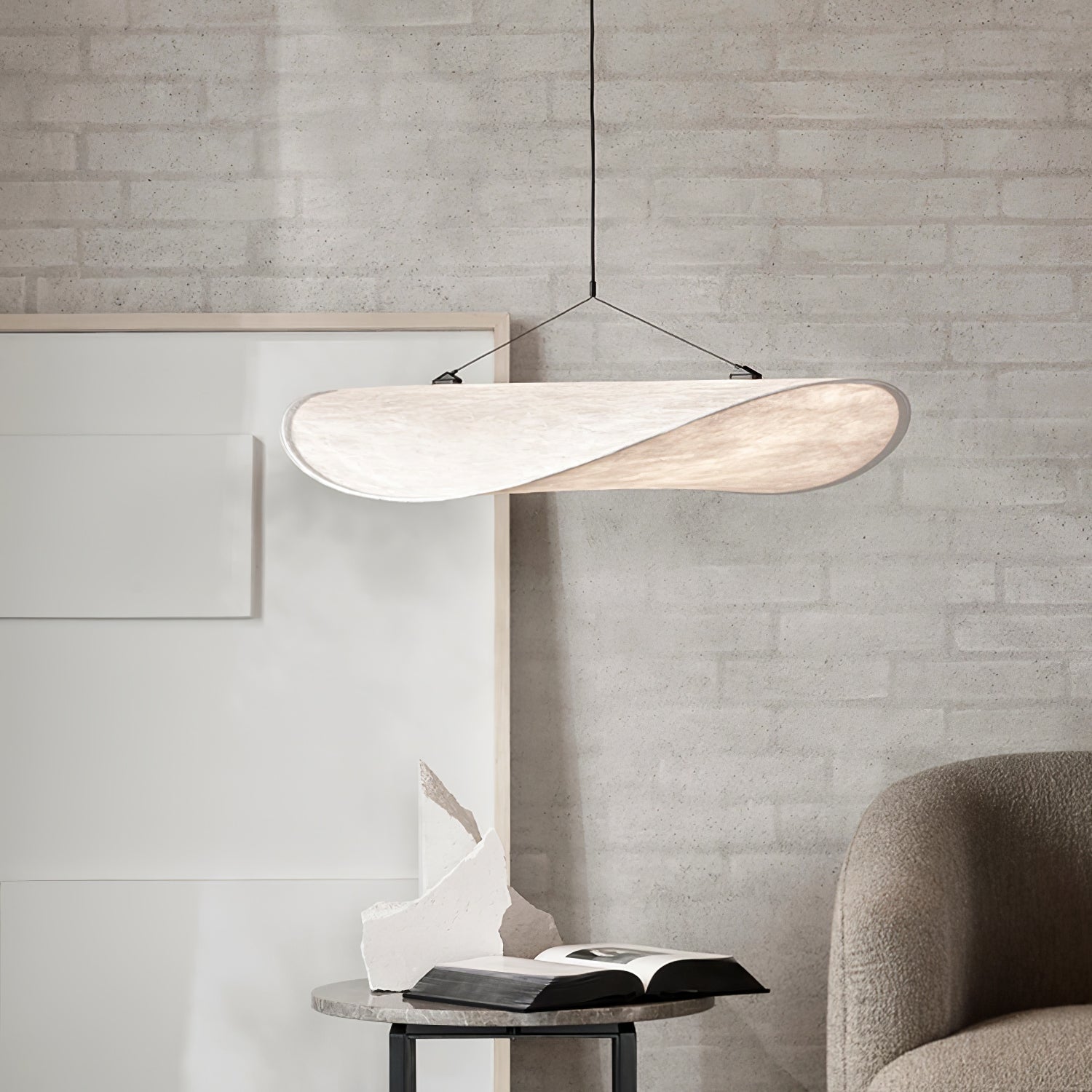 Sereca Suspension en Papier et Fibre de Verre