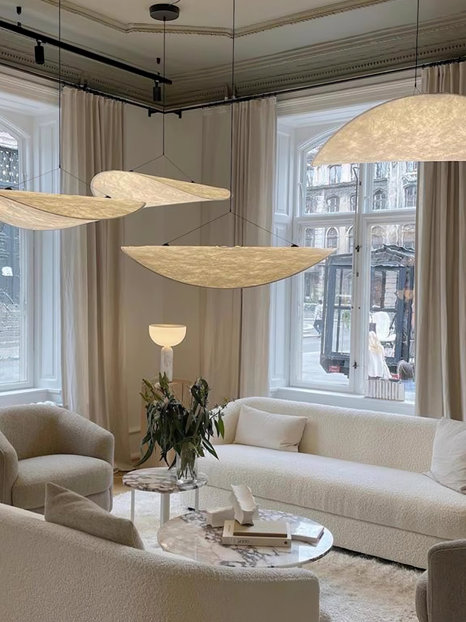Sereca Suspension en Papier et Fibre de Verre