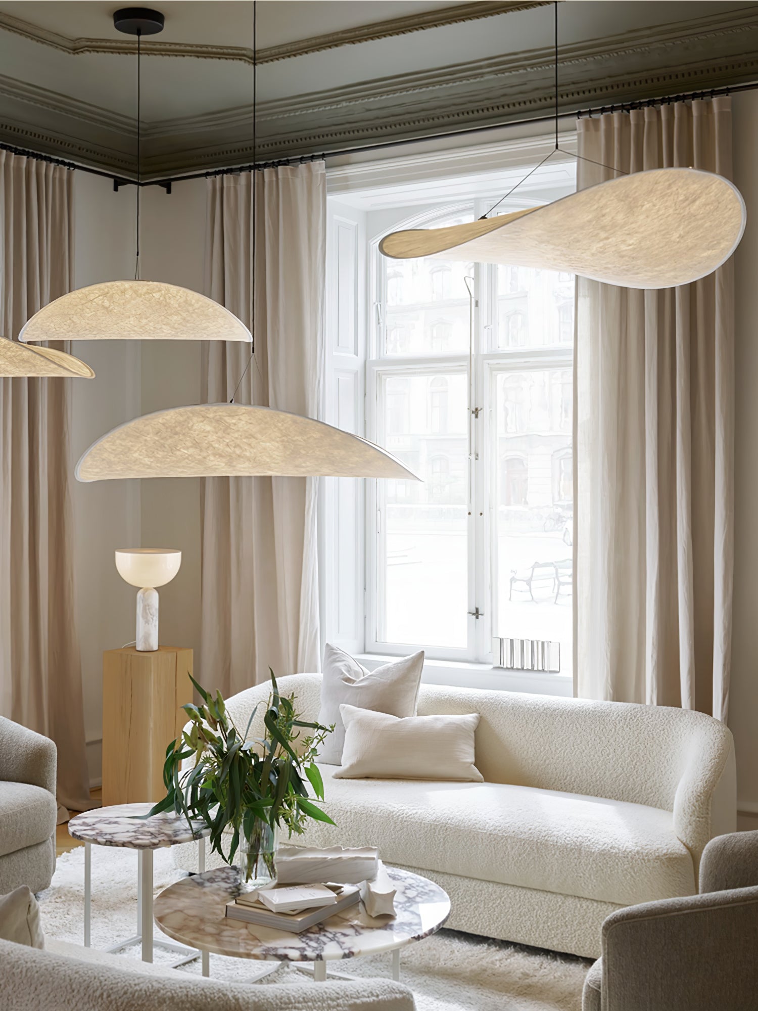 Sereca Suspension en Papier et Fibre de Verre