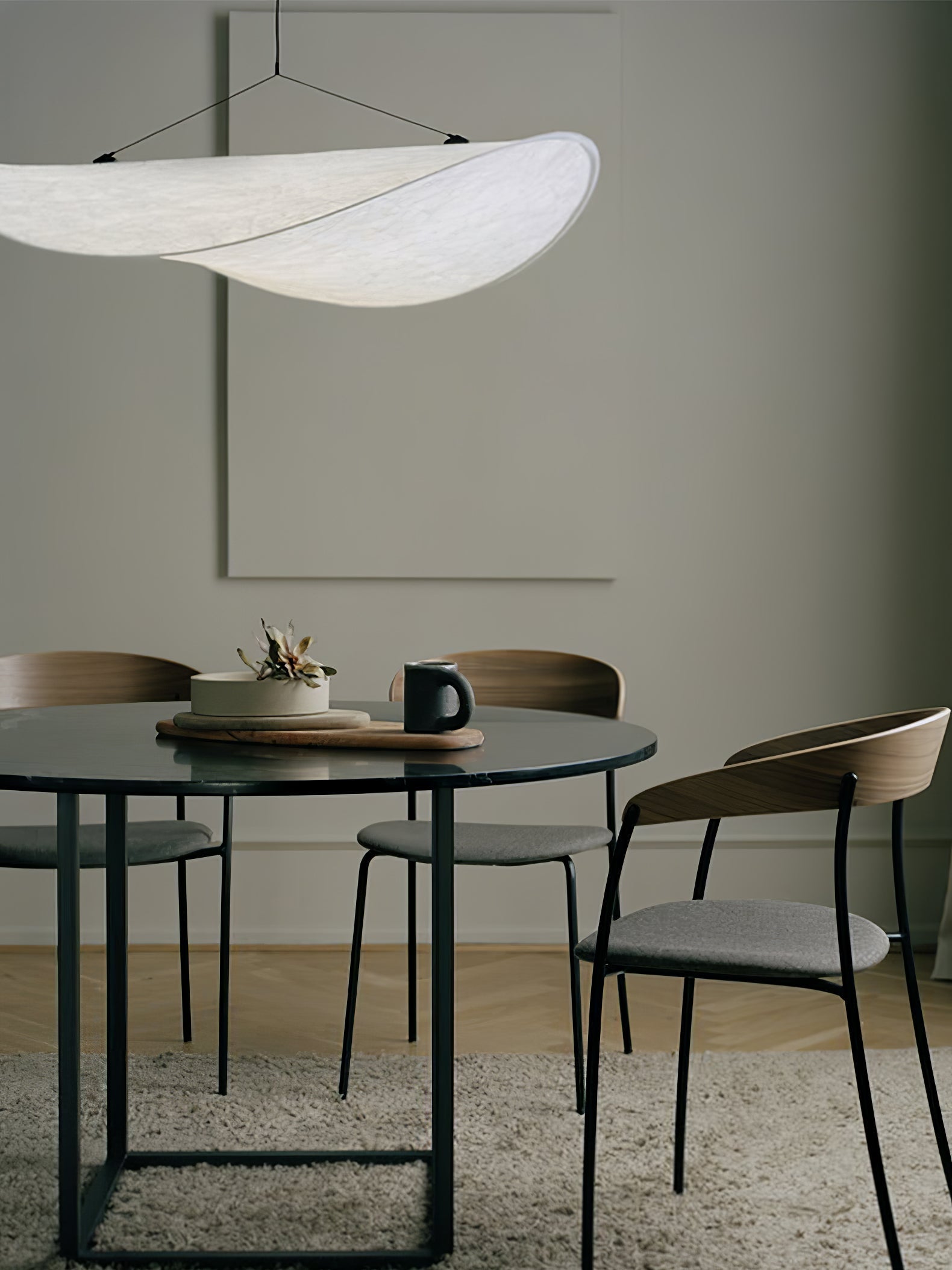 Sereca Suspension en Papier et Fibre de Verre
