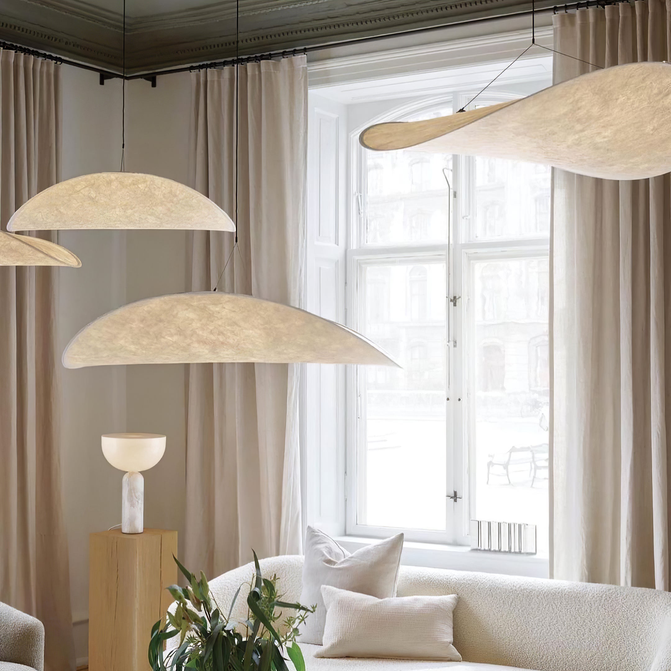 Sereca Suspension en Papier et Fibre de Verre