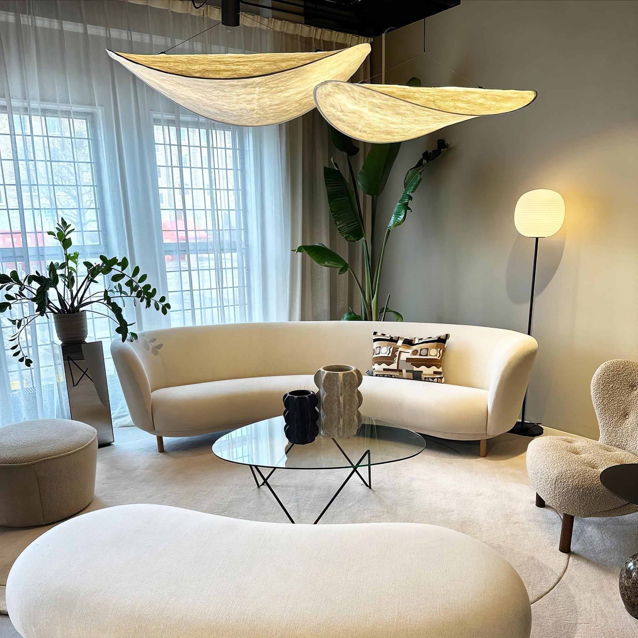 Twist Suspension Lampe Contemporaine Swag