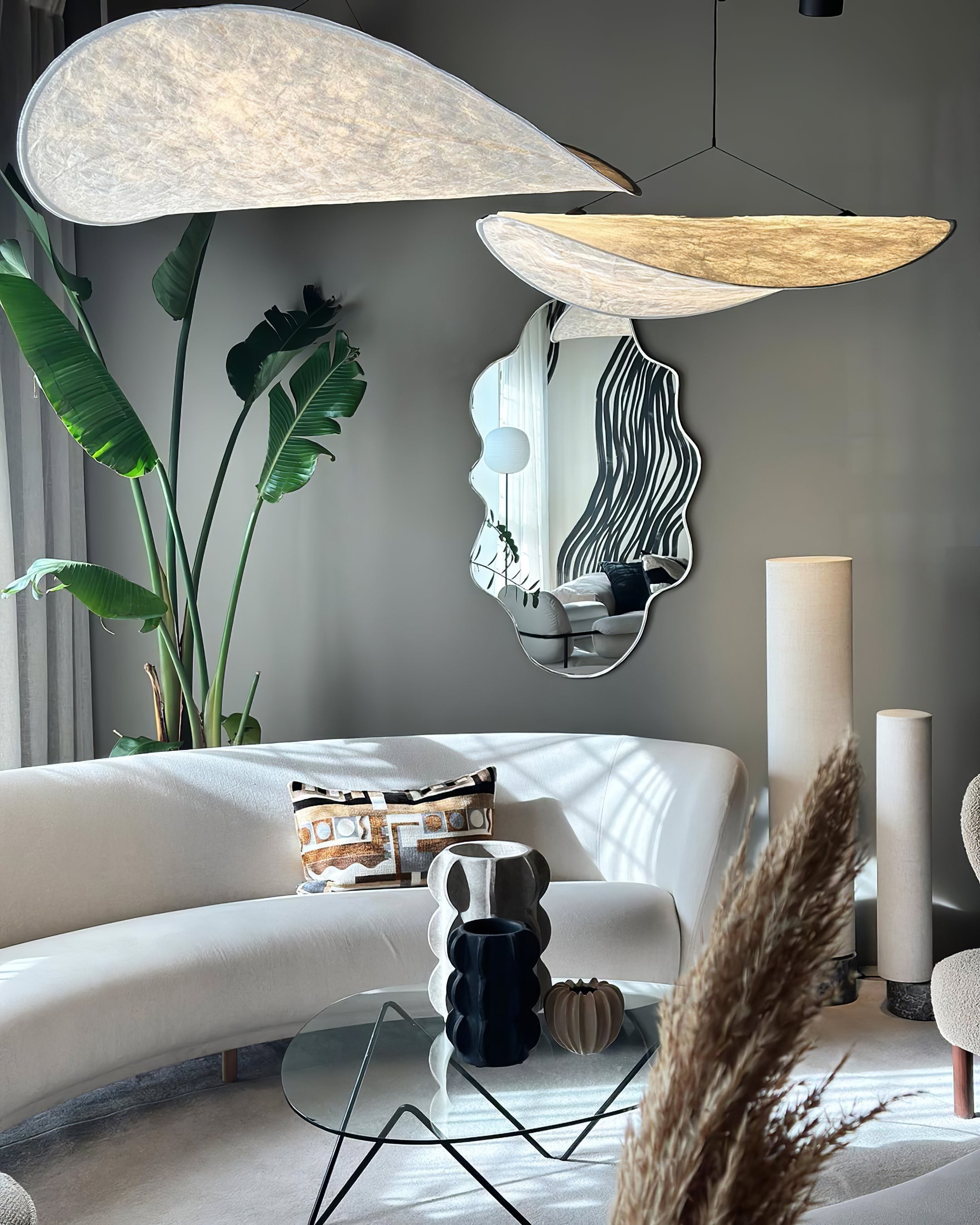 Sereca Suspension en Papier et Fibre de Verre