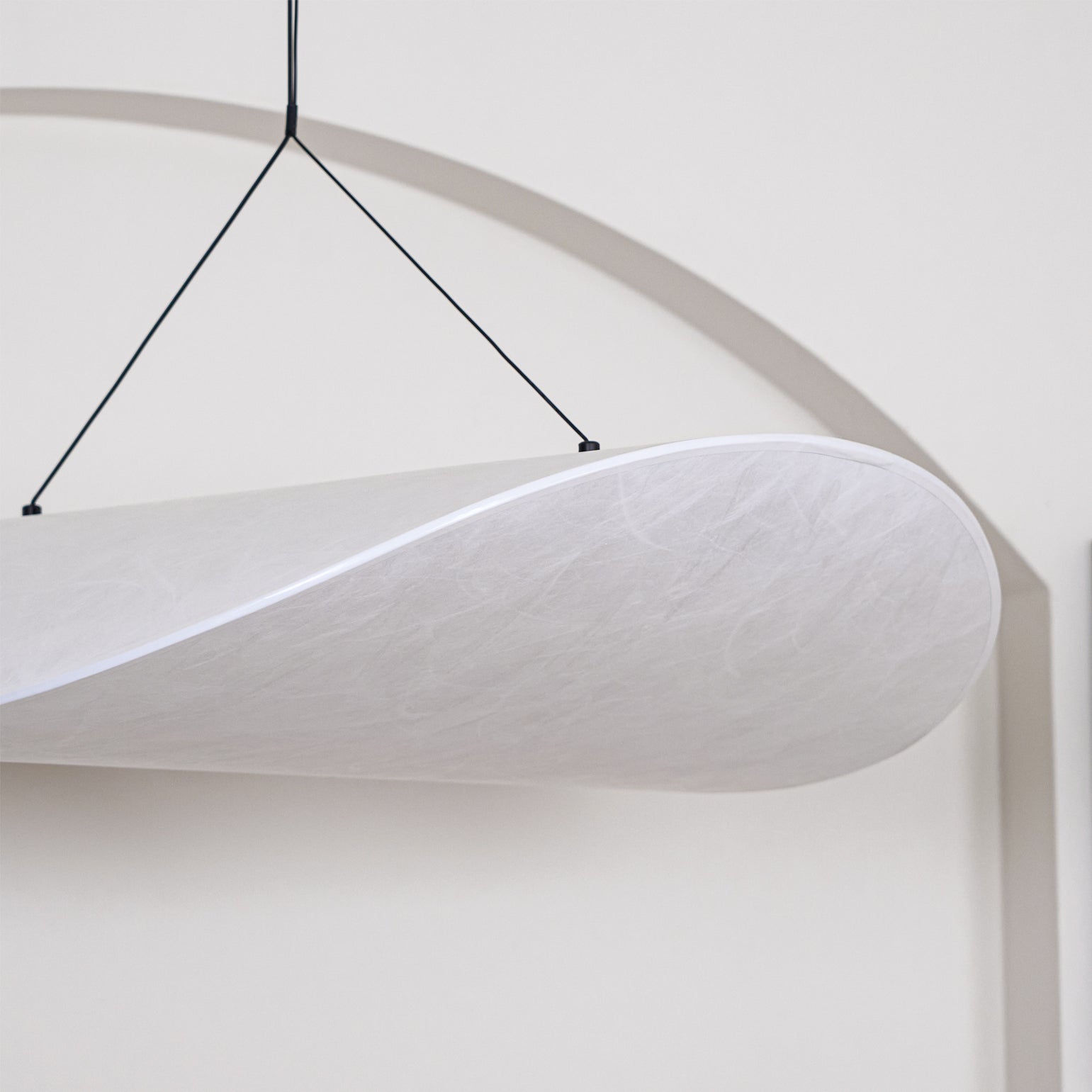 Vela Lampe Suspendue Minimaliste en Soie