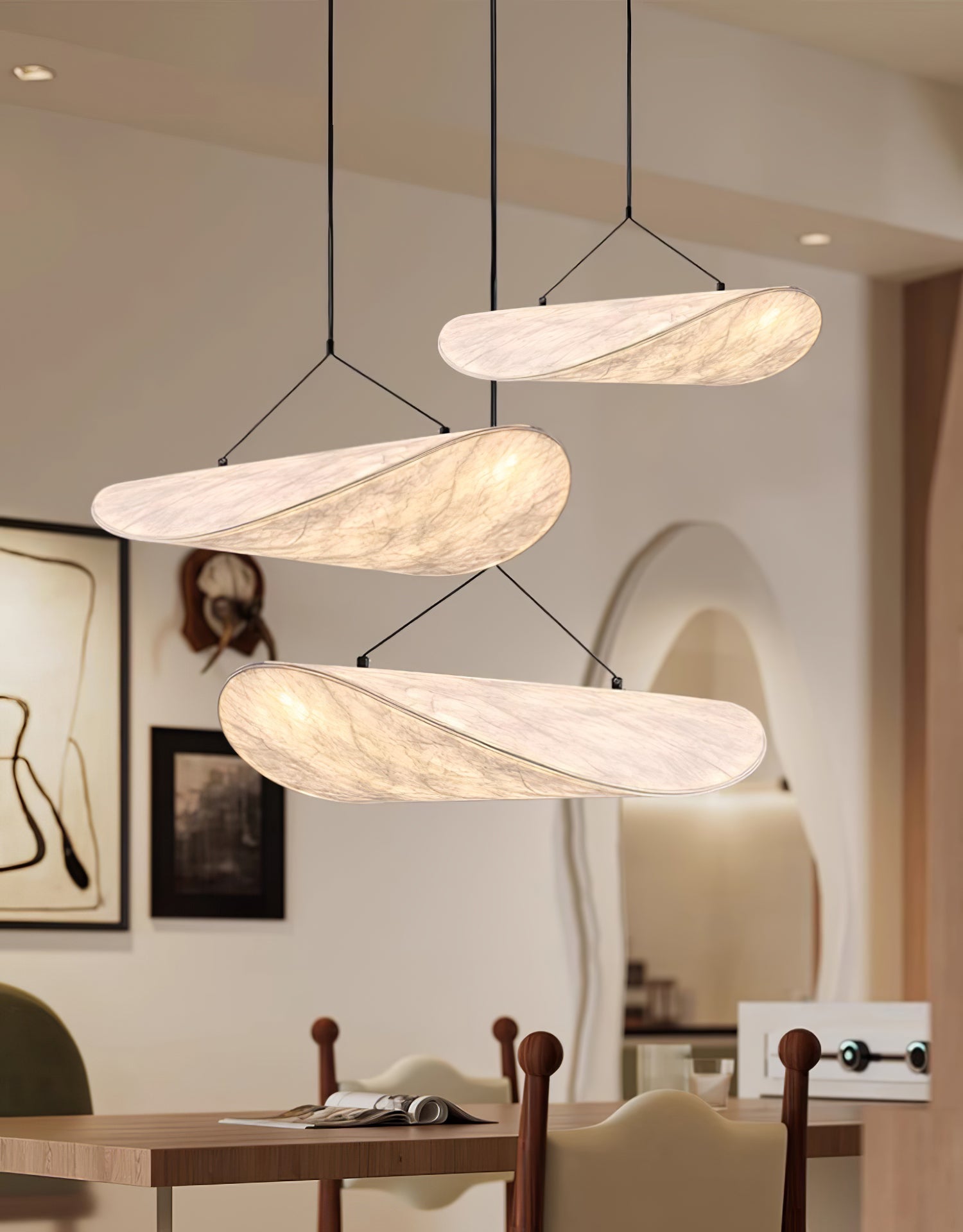 Twist Suspension Lampe Contemporaine Swag