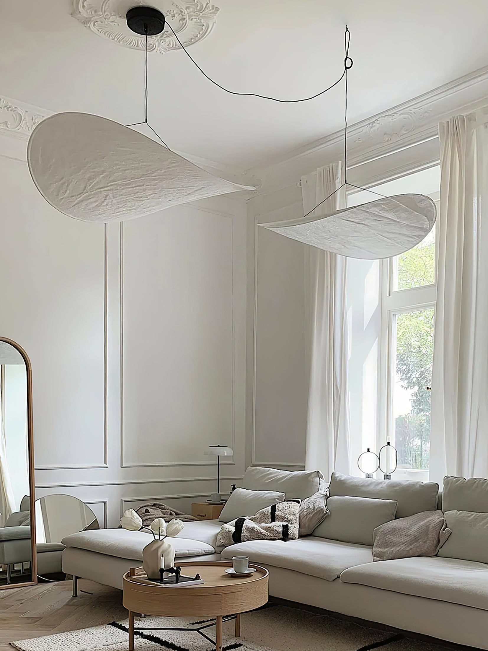 Twist Suspension Lampe Contemporaine Swag