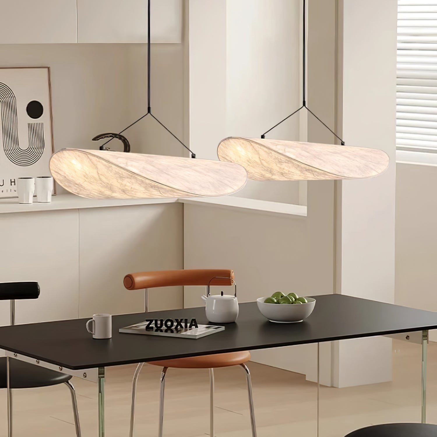 Twist Suspension Lampe Contemporaine Swag