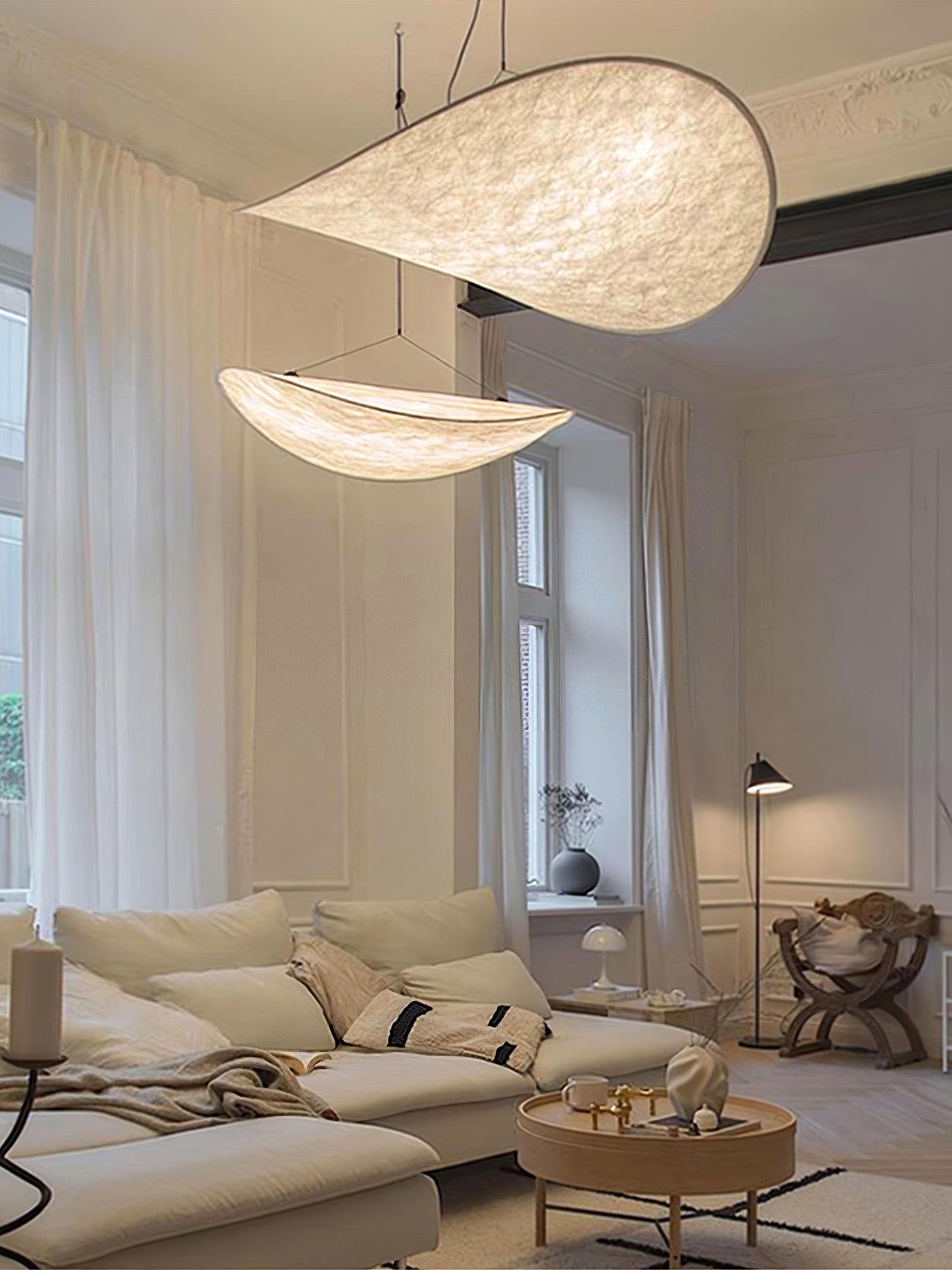 Twist Suspension Lampe Contemporaine Swag