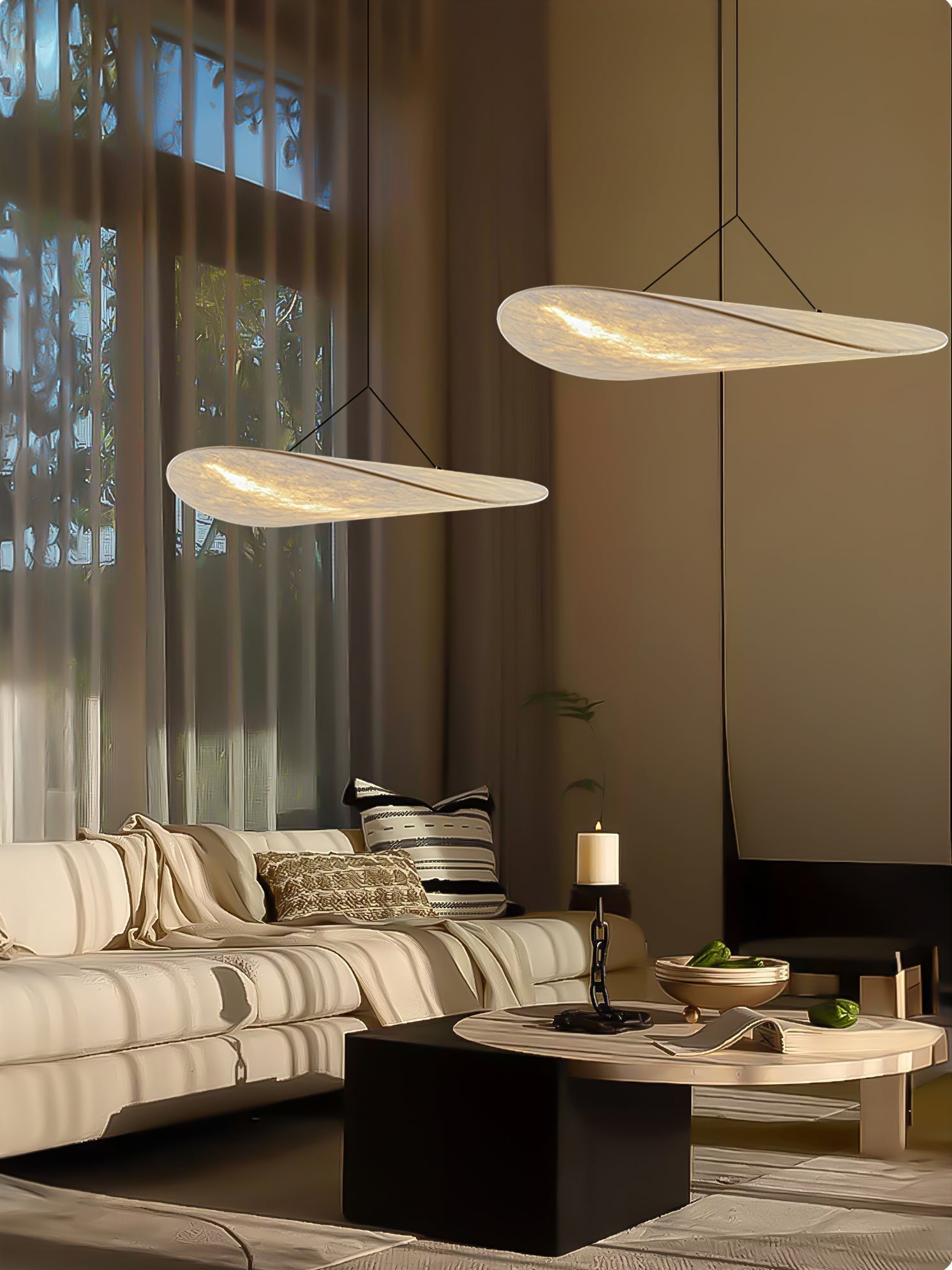 Twist Suspension Lampe Contemporaine Swag
