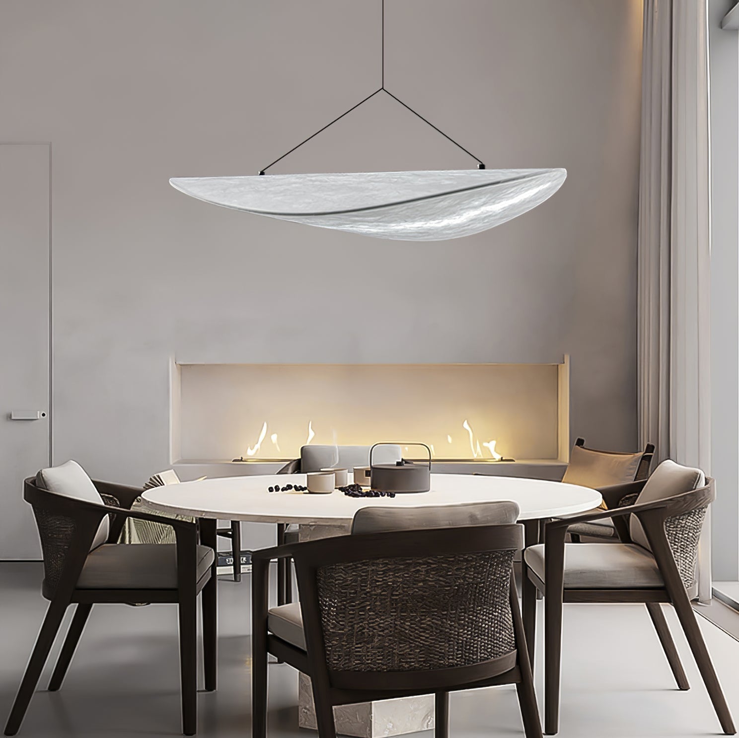 Twist Suspension Lampe Contemporaine Swag
