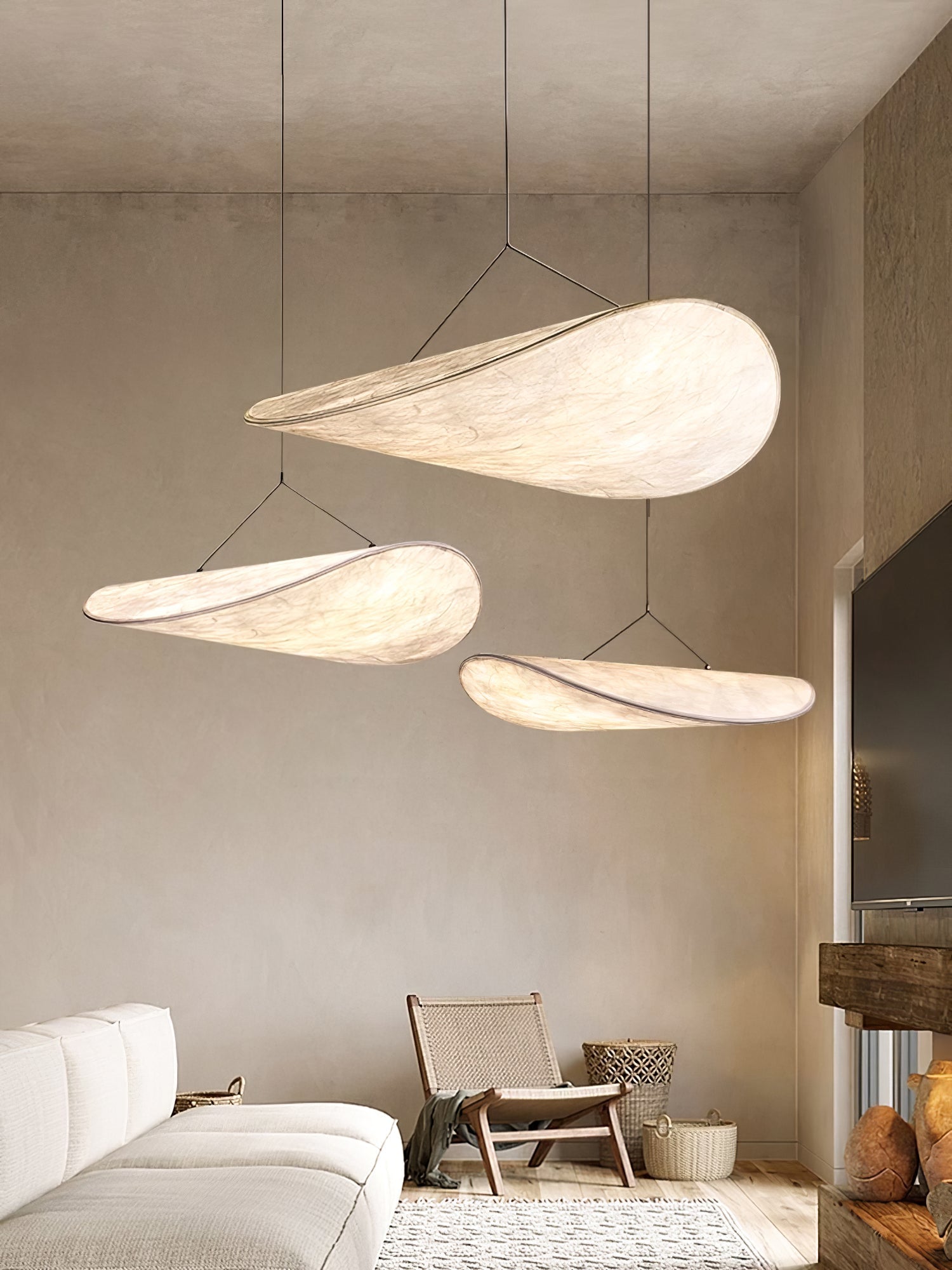 Twist Suspension Lampe Contemporaine Swag