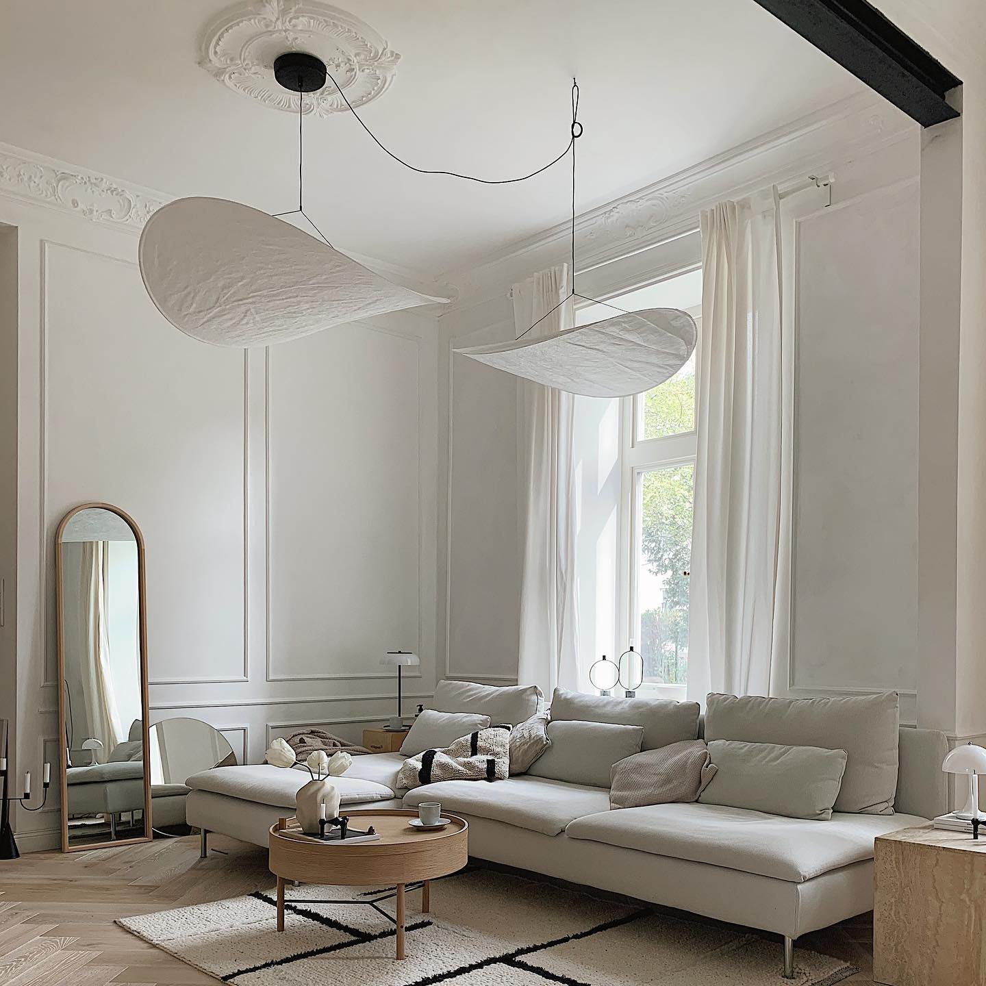 Elsolir Moderne Minimaliste Papier Suspension