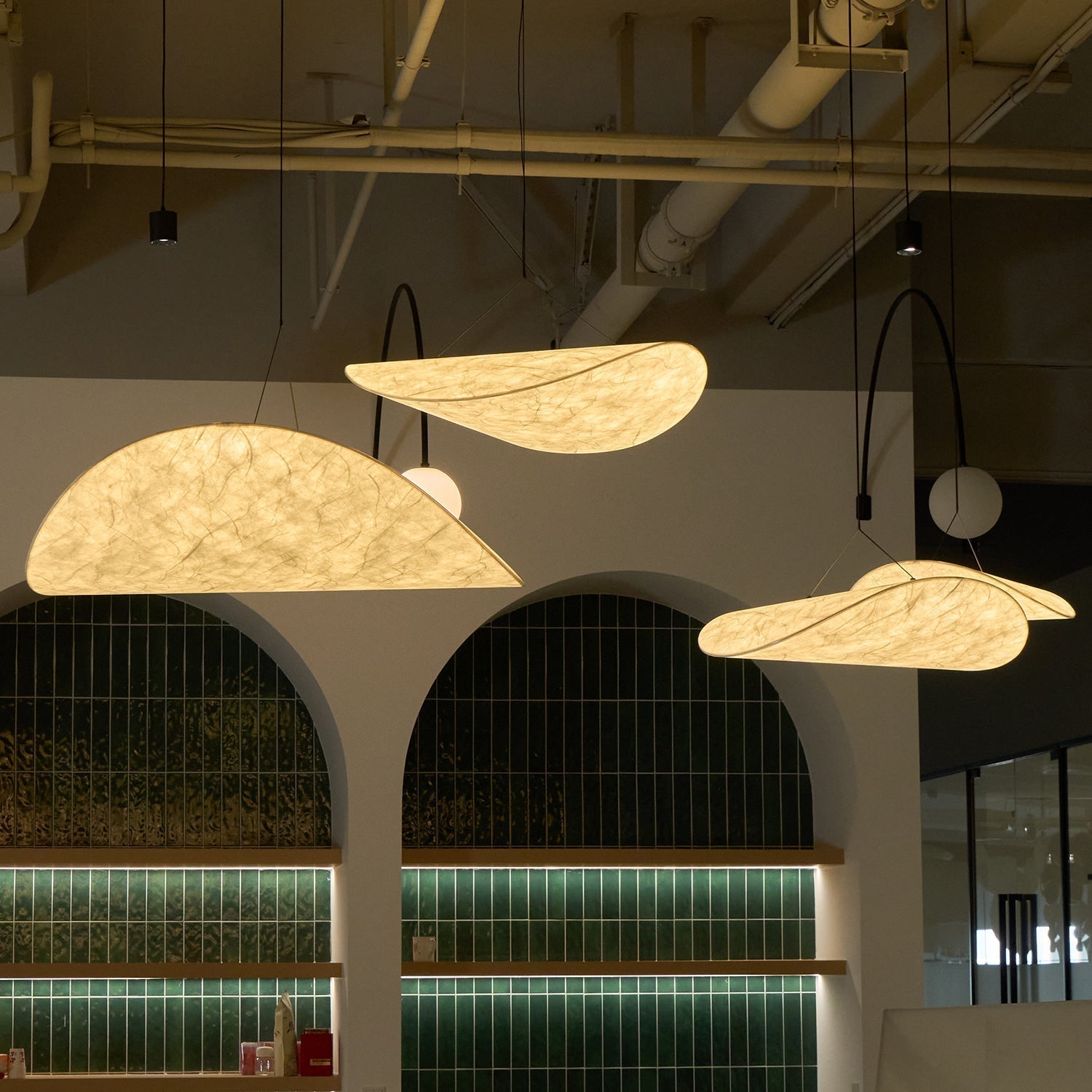 Elsolir Moderne Minimaliste Papier Suspension