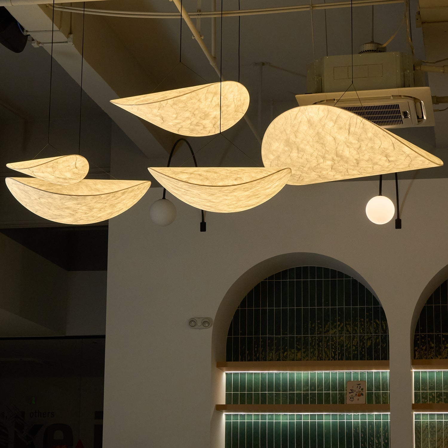 Elsolir Moderne Minimaliste Papier Suspension