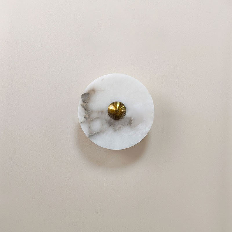 Olrine Moderne Minimaliste Marbre Métal Applique Murale