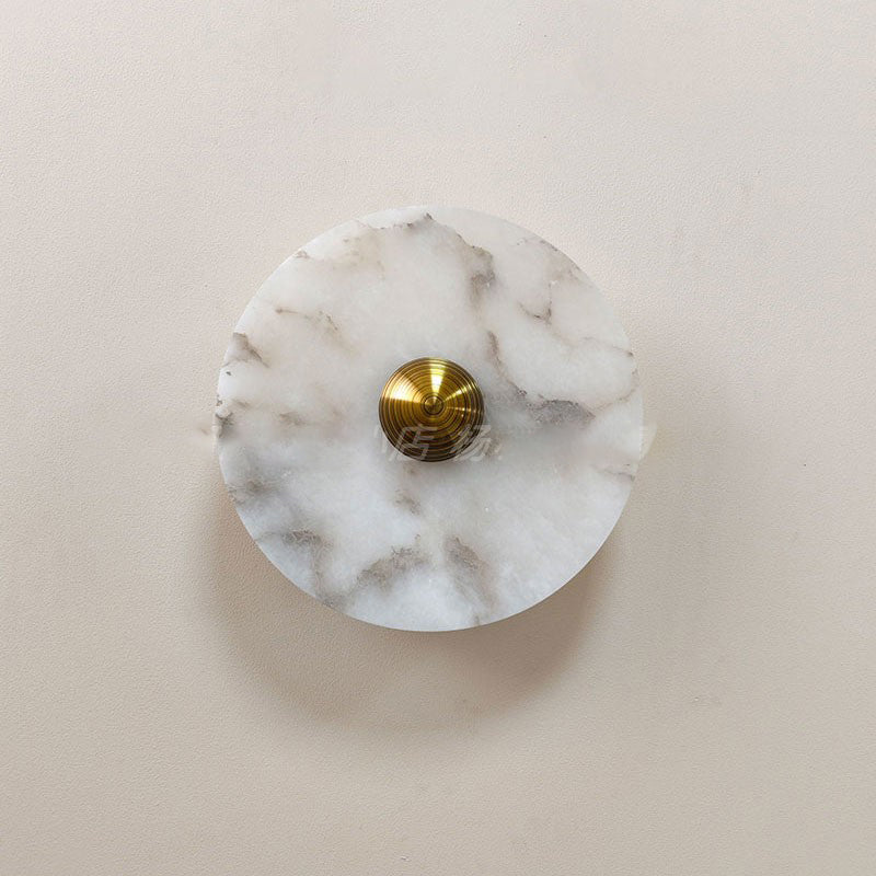 Olrine Moderne Minimaliste Marbre Métal Applique Murale