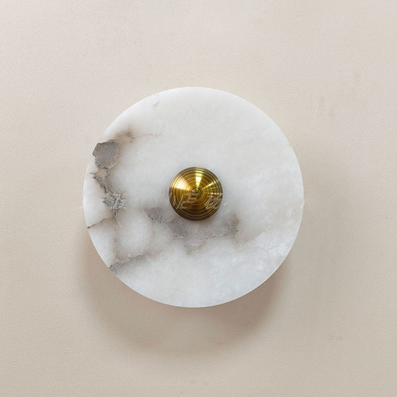 Olrine Moderne Minimaliste Marbre Métal Applique Murale