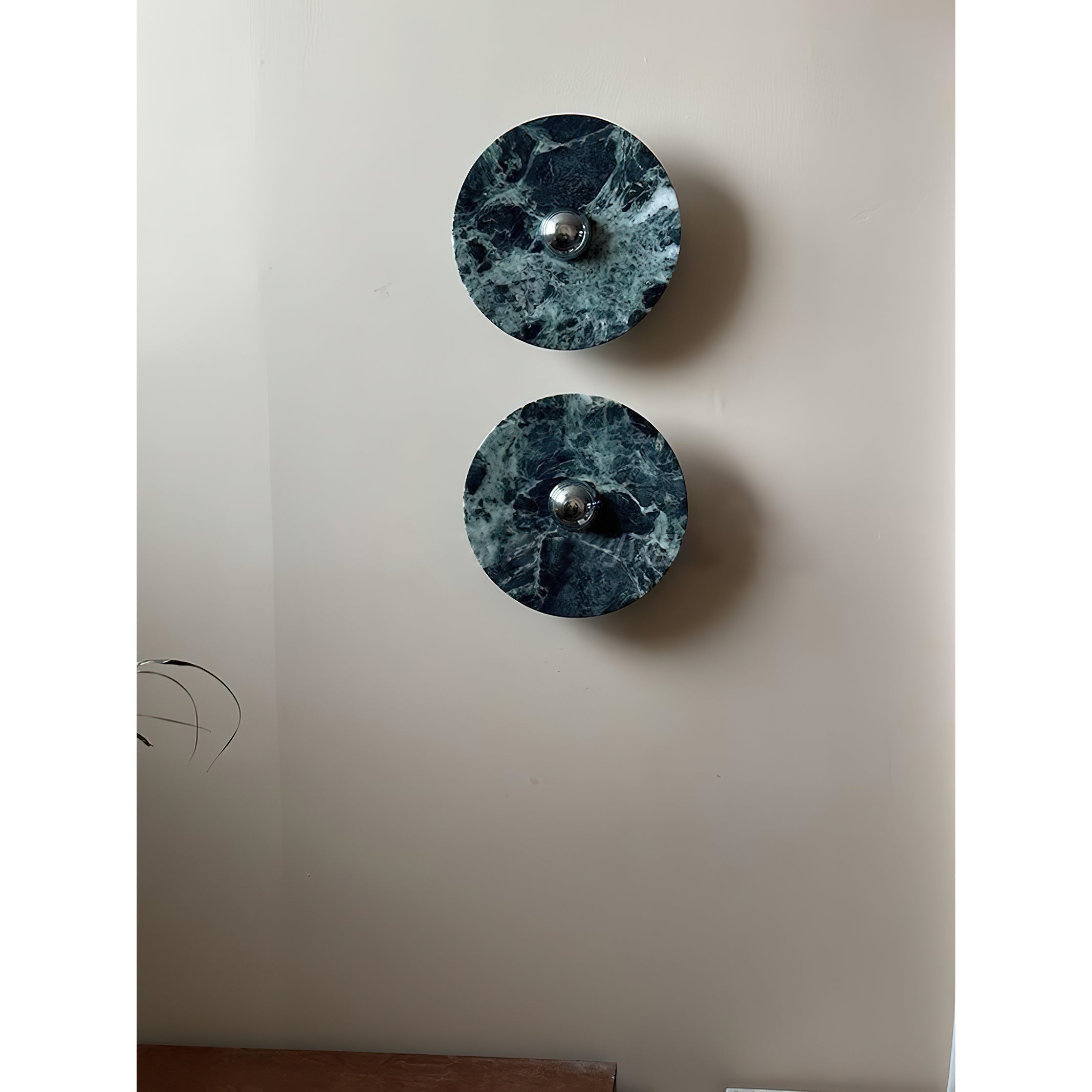 Olrine Moderne Minimaliste Marbre Métal Applique Murale