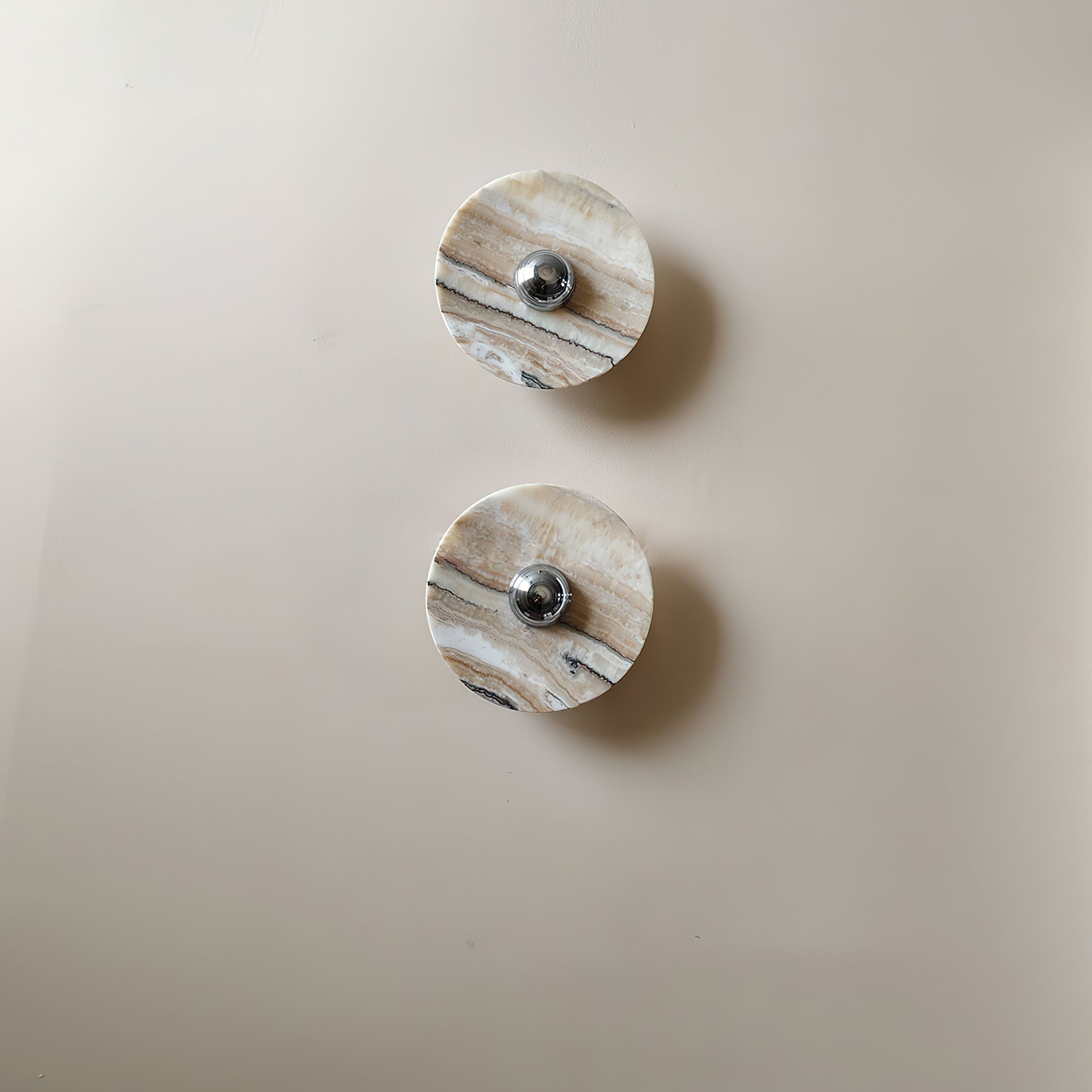 Olrine Moderne Minimaliste Marbre Métal Applique Murale