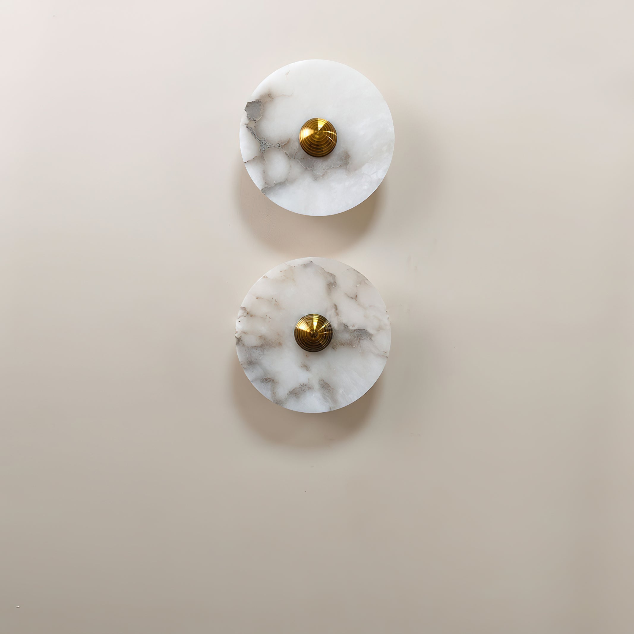 Olrine Moderne Minimaliste Marbre Métal Applique Murale