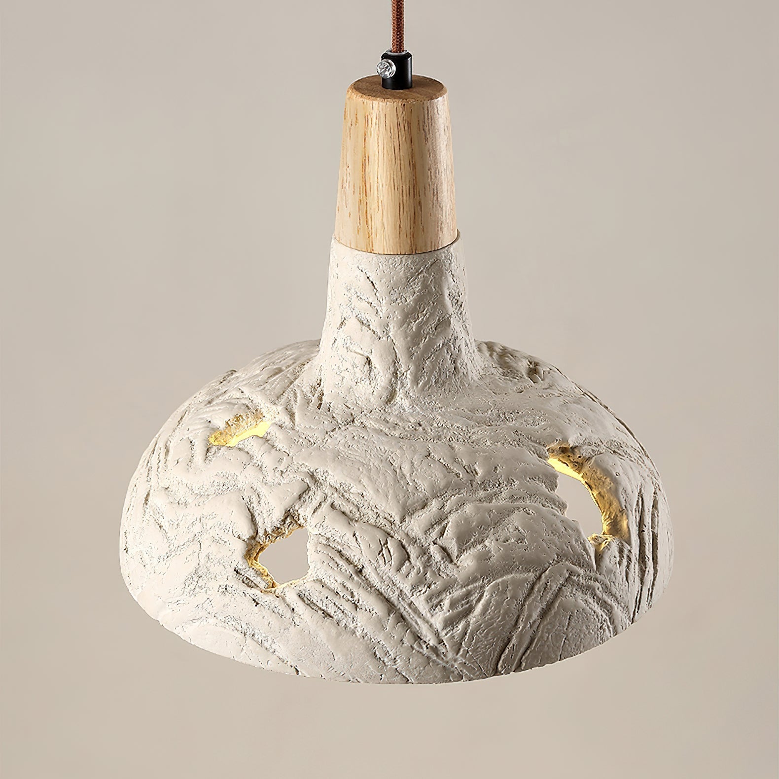 Ormarion Nordic Art Sculpter Ciment Pendentif Lampe
