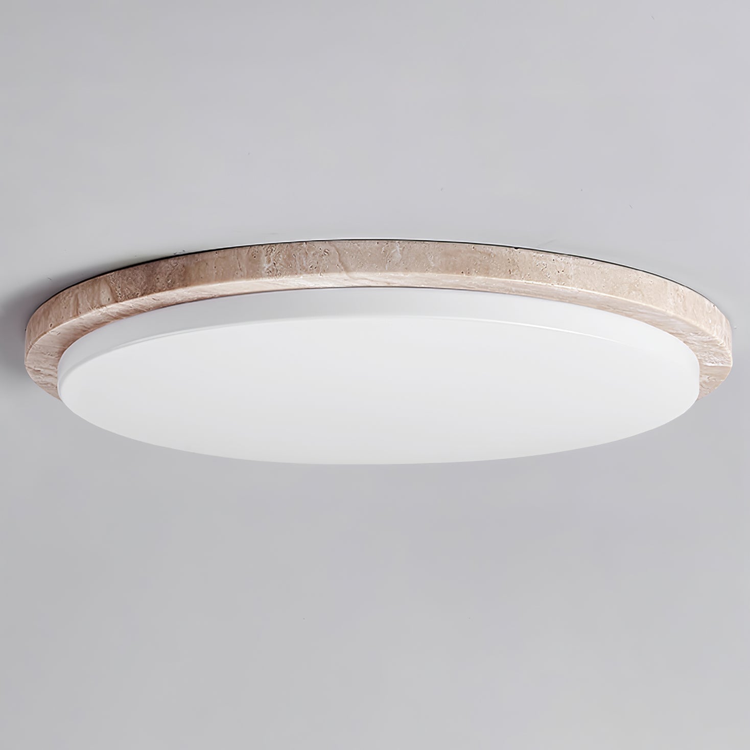 Etala Lisse-Bord Travertin Plafonnier