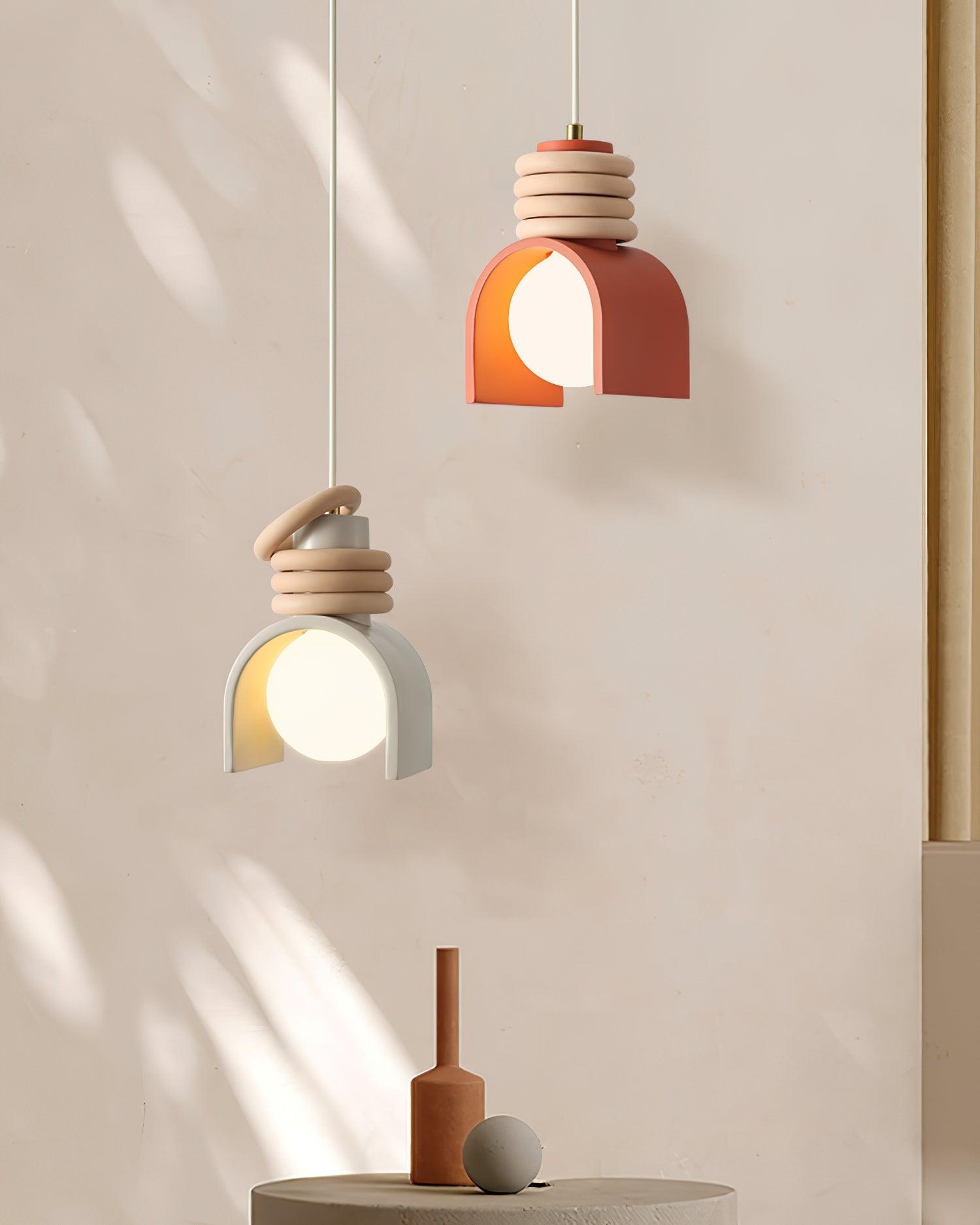 Twister Suspension en Verre Contemporaine
