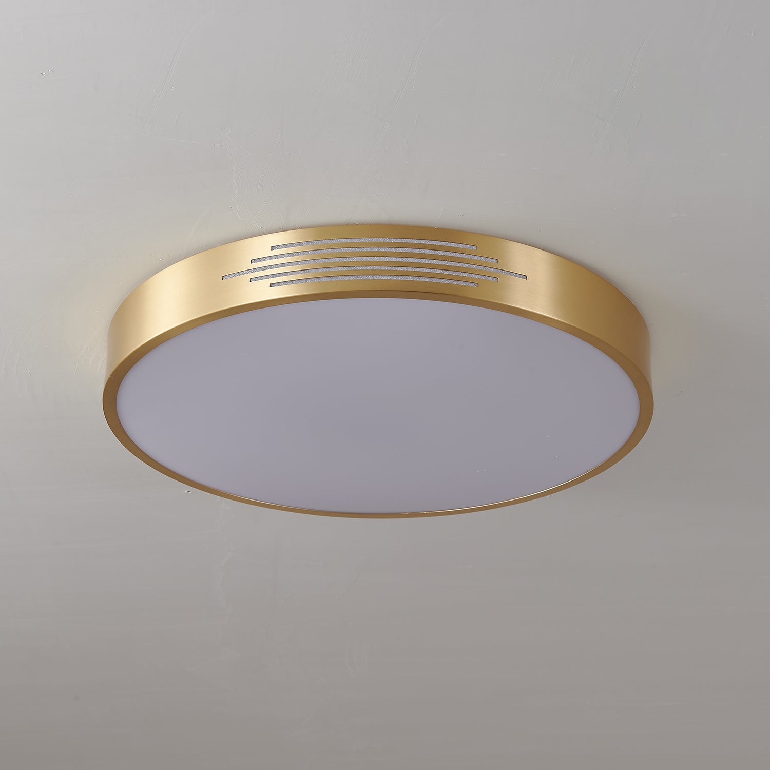 Lustra Plafonnier Laiton Acrylique Moderne