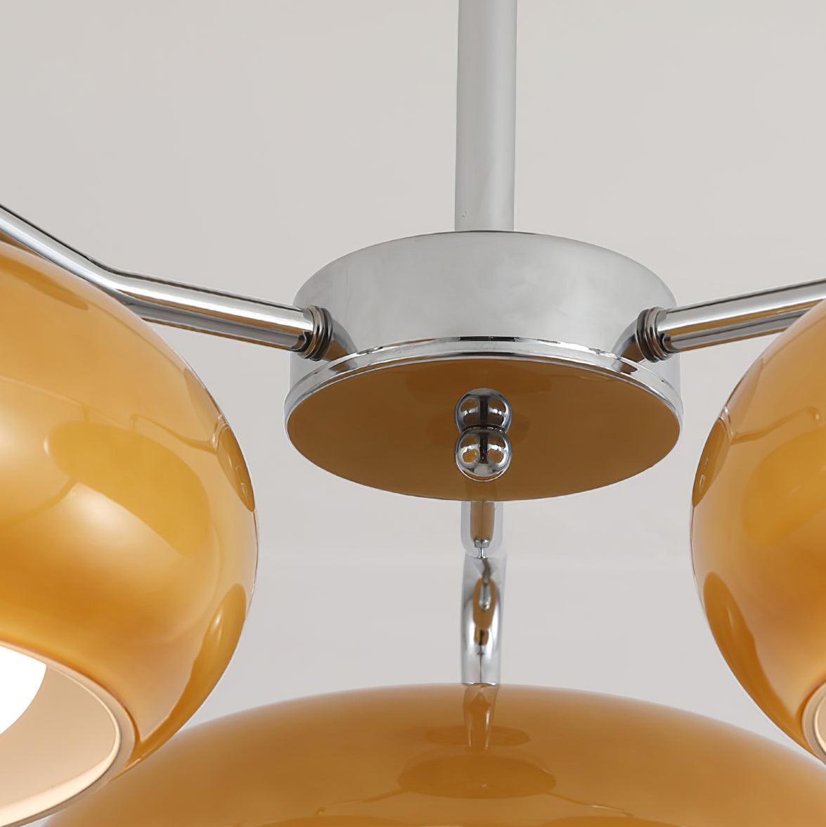 Tetra Plafonnier Triple Globe Rétro Moderne Salon