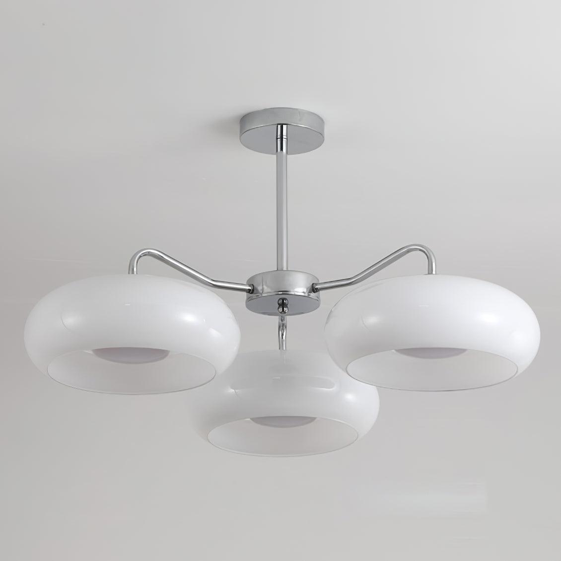 Tetra Plafonnier Triple Globe Rétro Moderne Salon