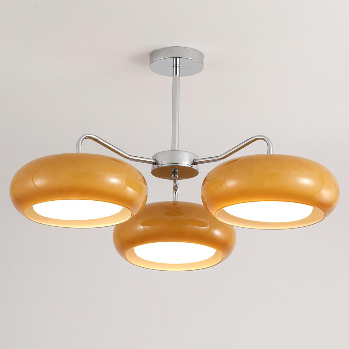 Tetra Plafonnier Triple Globe Rétro Moderne Salon