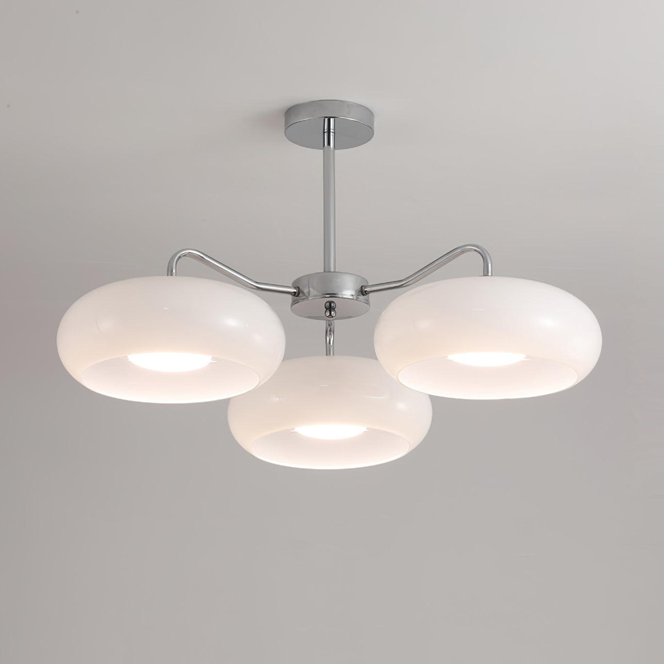 Tetra Plafonnier Triple Globe Rétro Moderne Salon