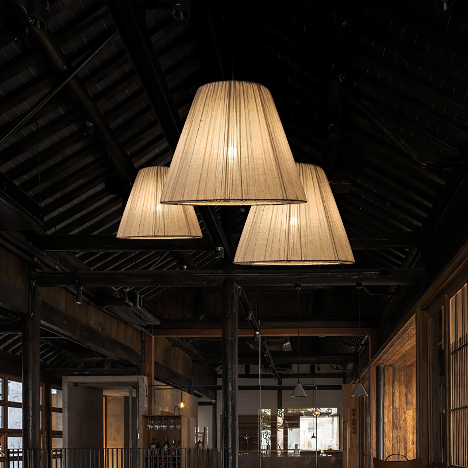 Solarant Fabric Retro Pendant Lamp