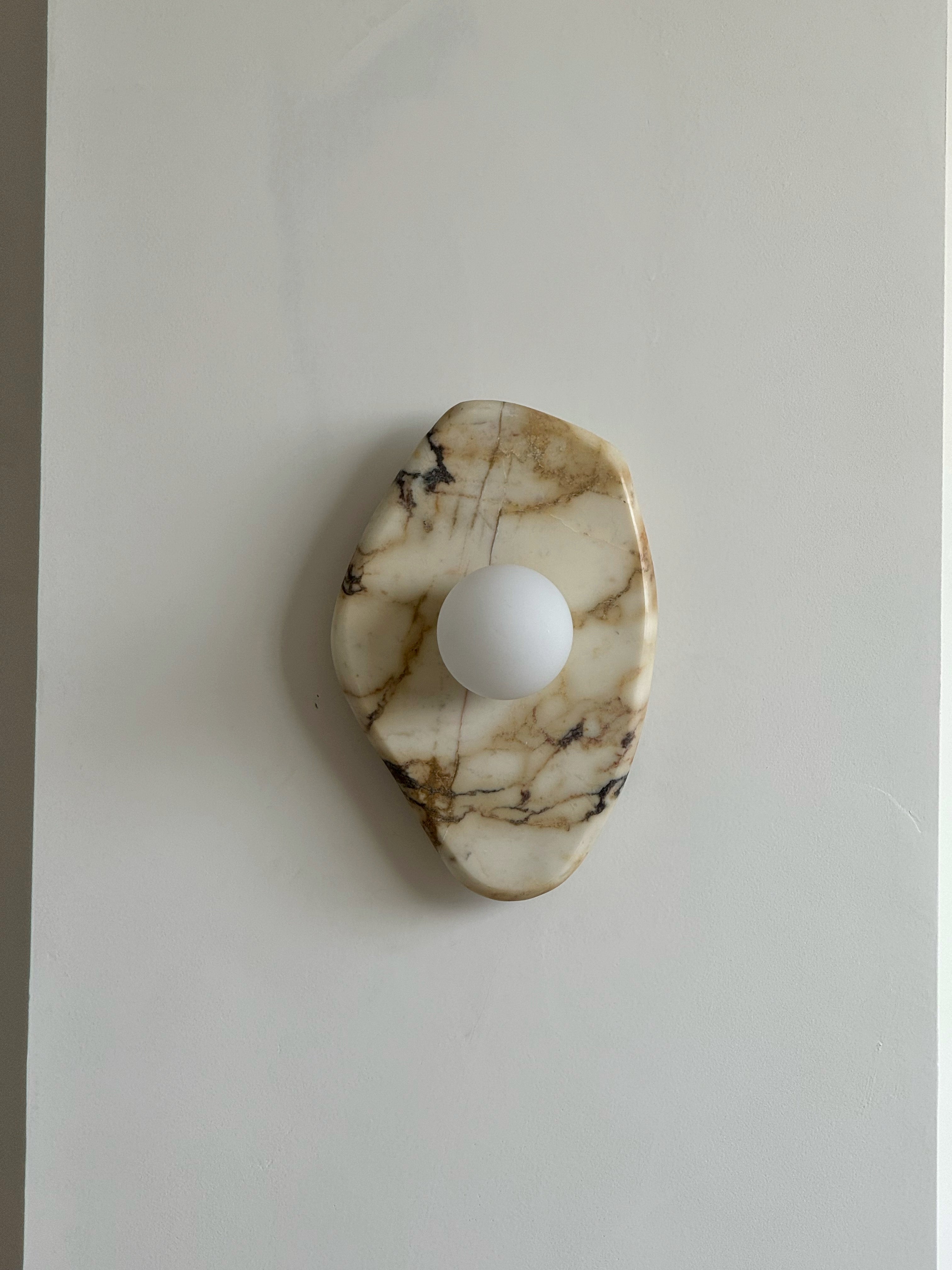 Mylirira Moderne Minimaliste Marbre Verre Applique Murale