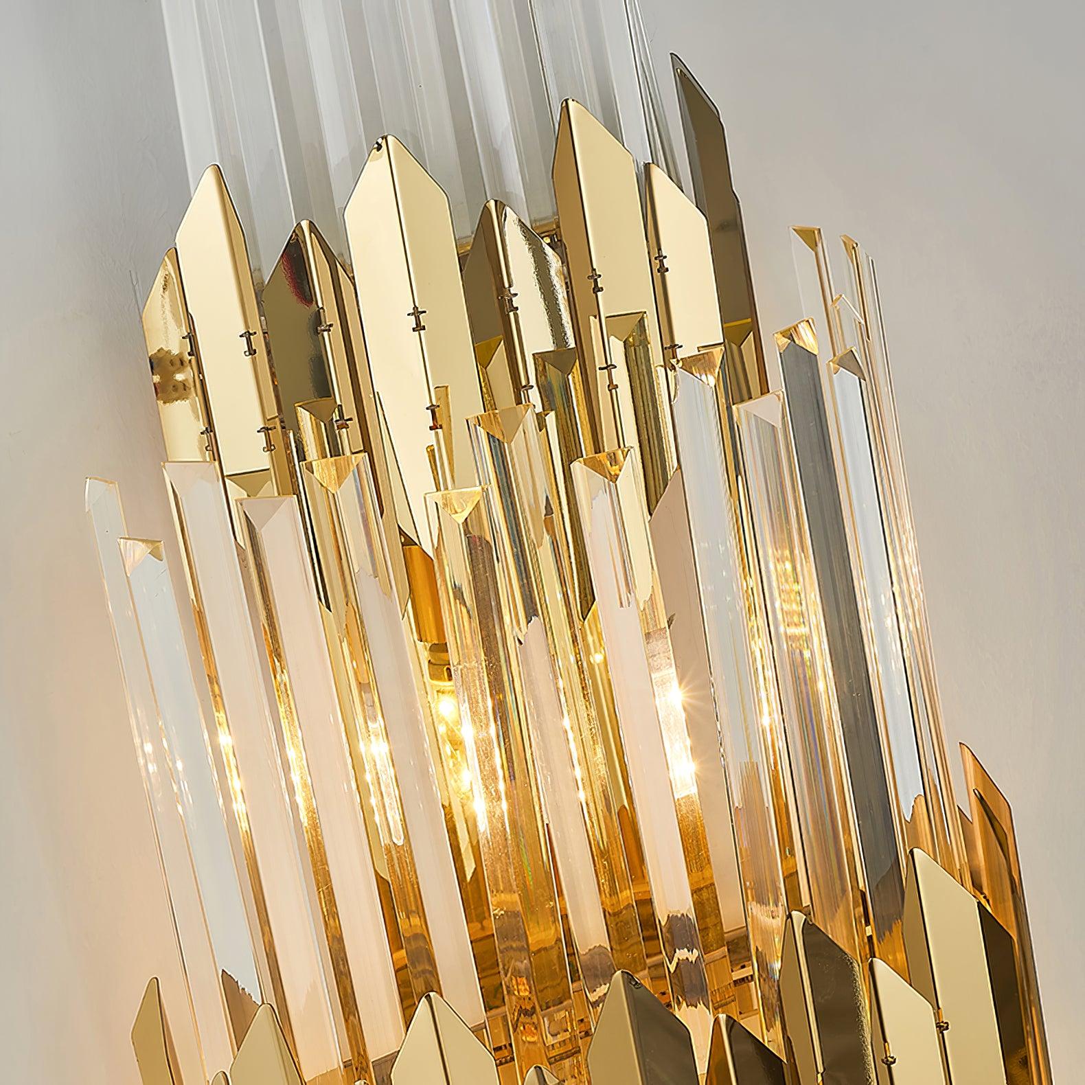Abrahamson Nordic Art Trois Couches Cristal Luminaire Mural