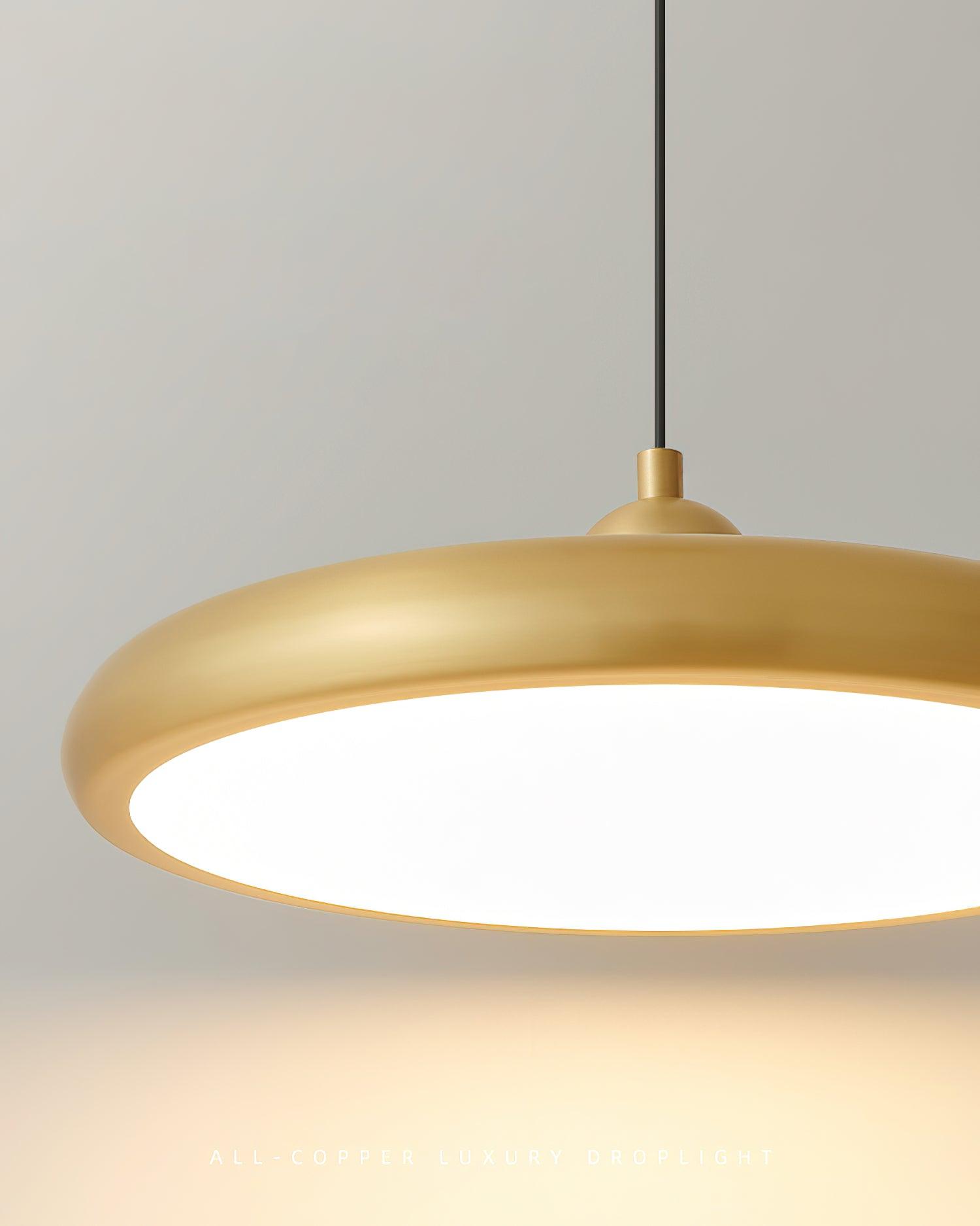 Avelice Laiton Glamour Pendentif Lampe