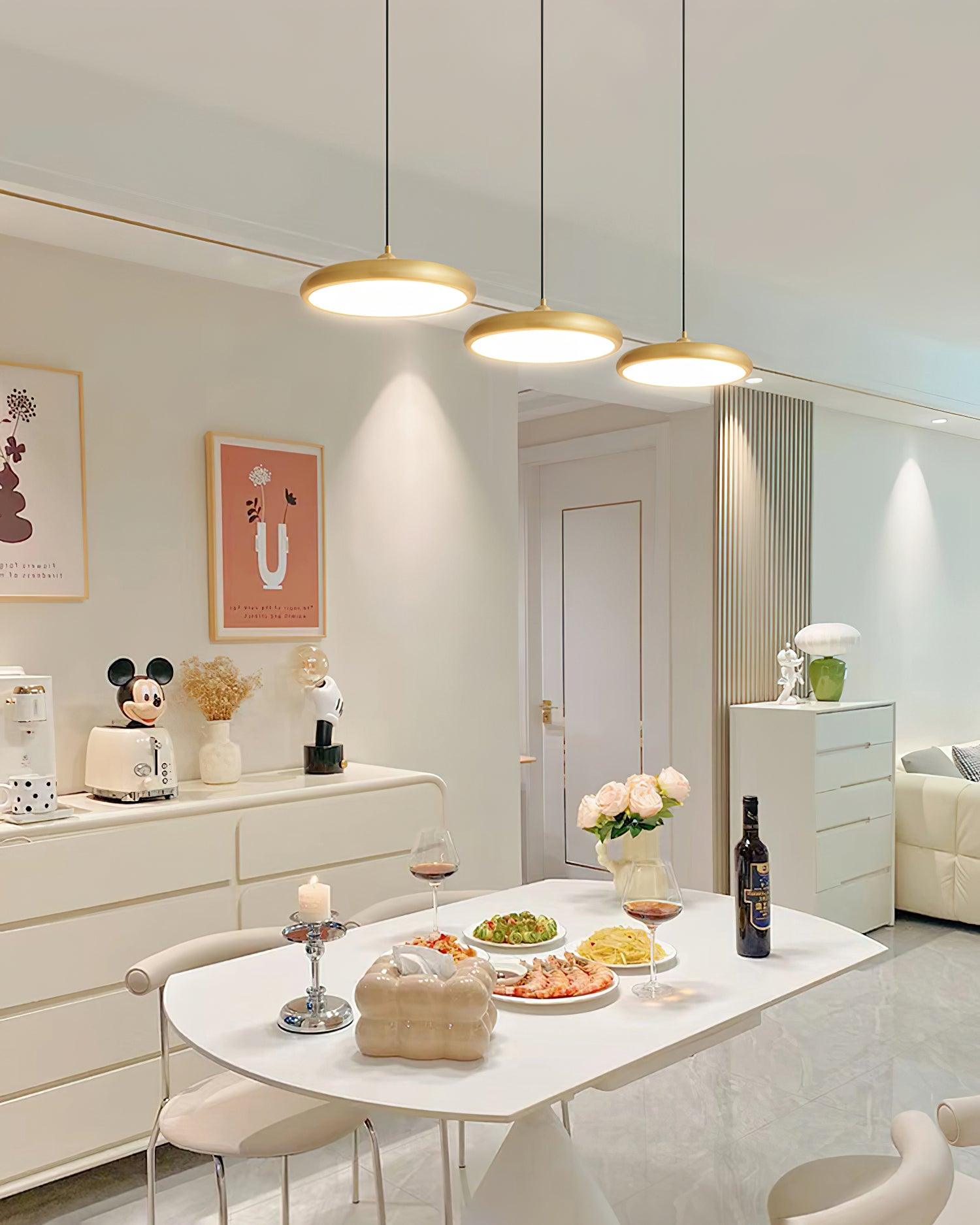 Avelice Laiton Glamour Pendentif Lampe