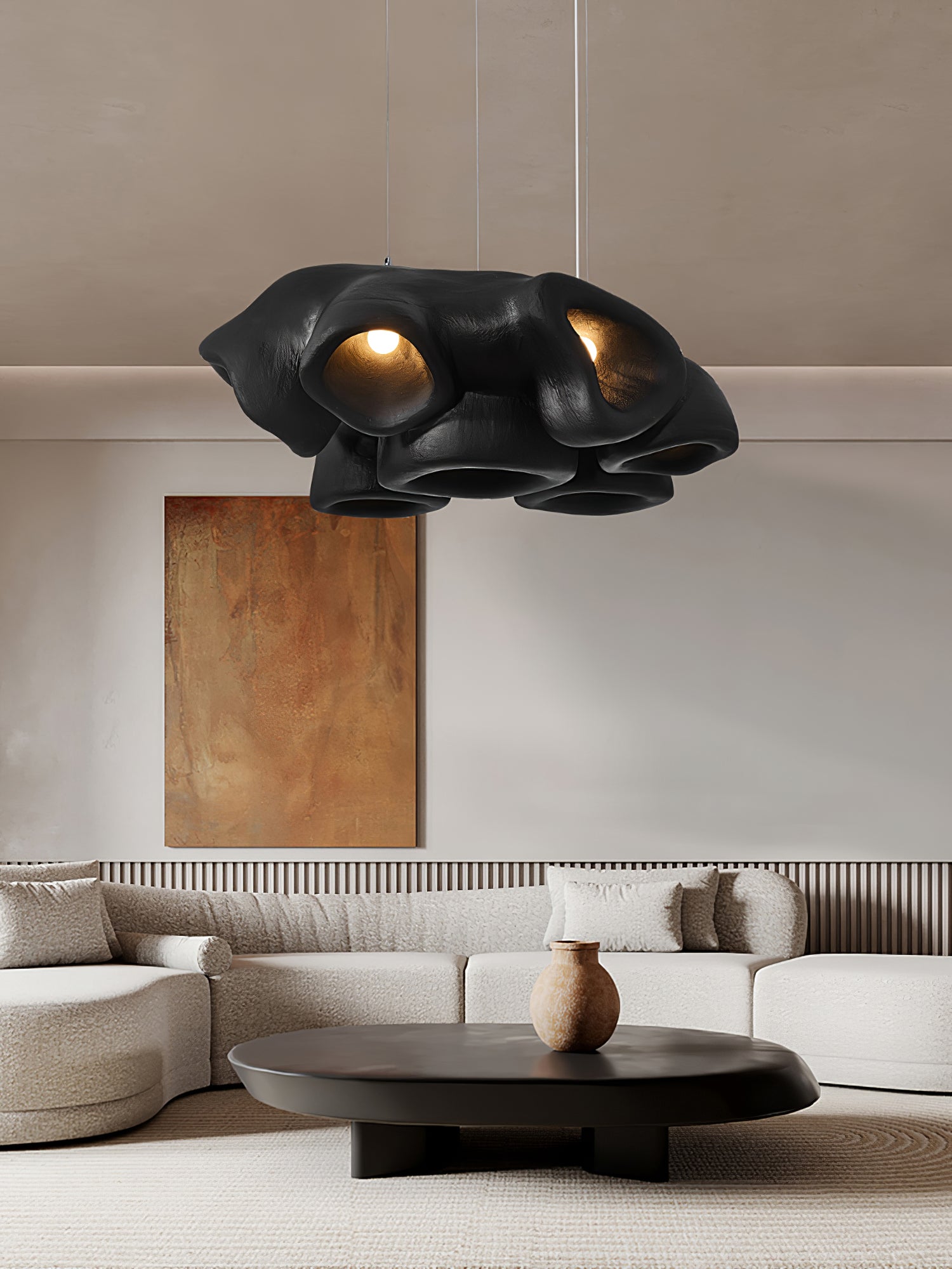 Cloud Lampe Suspendue Moderne en Polystyrène