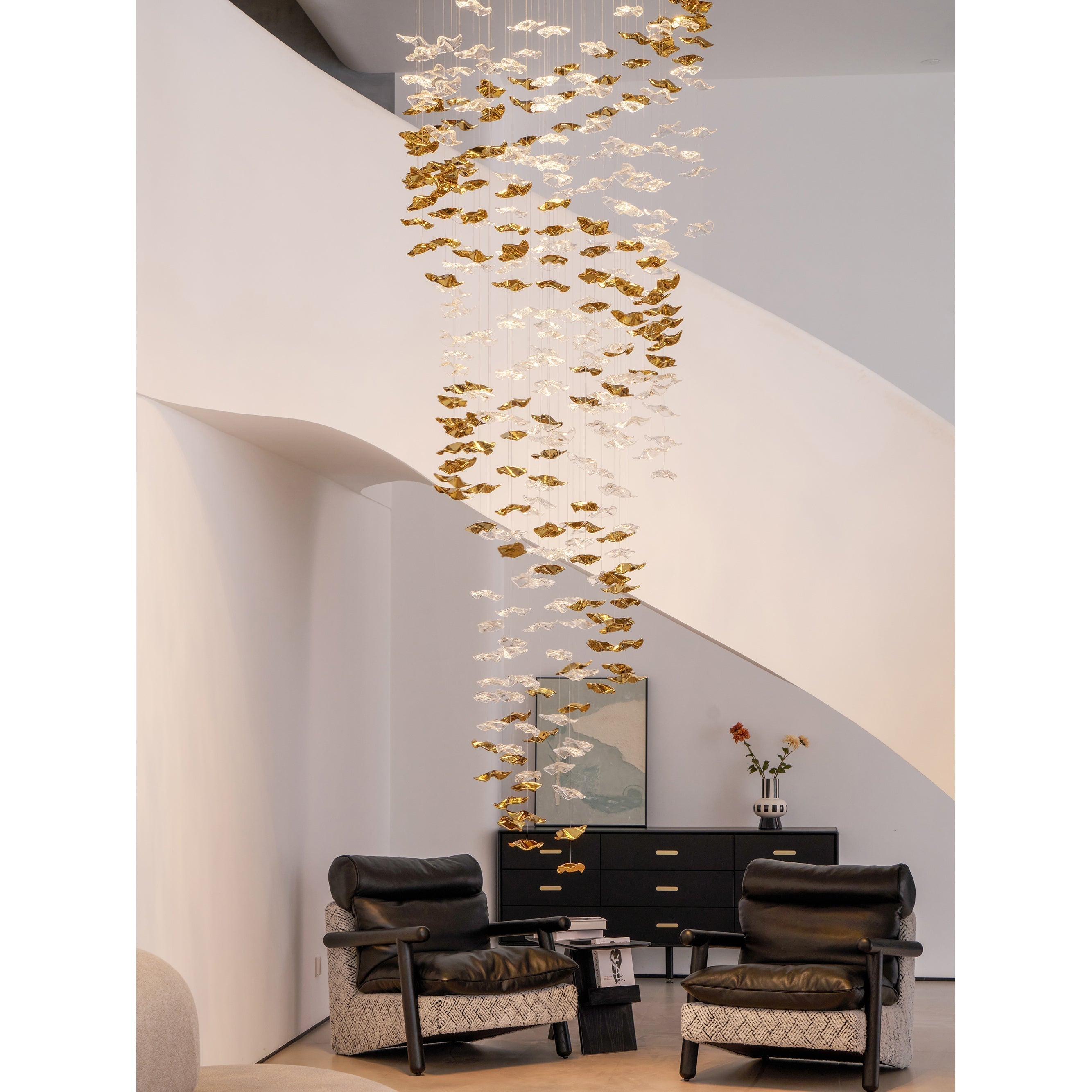 Ulphael Moderne Minimaliset Art Verre Suspension