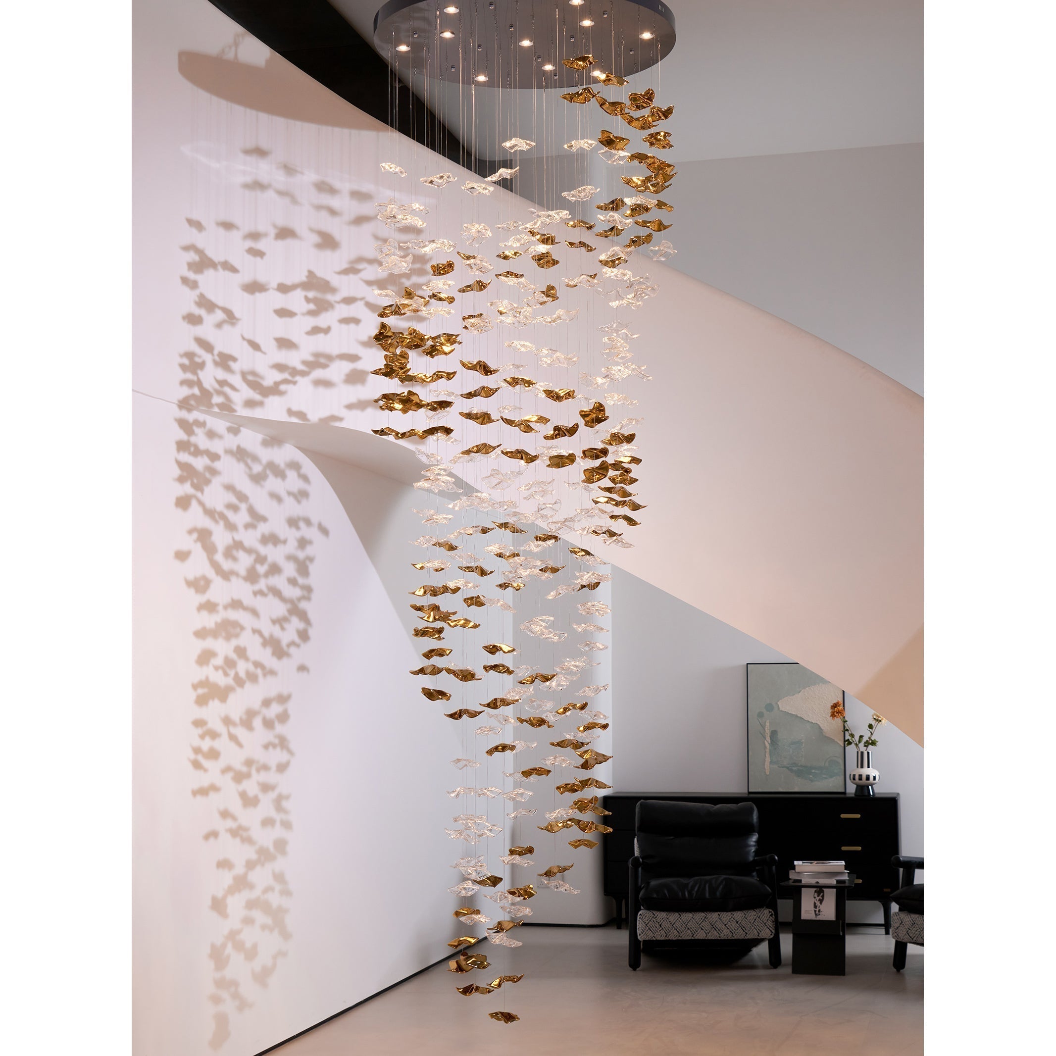 Ulphael Moderne Minimaliset Art Verre Suspension