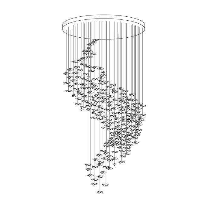 Ulphael Moderne Minimaliset Art Verre Suspension